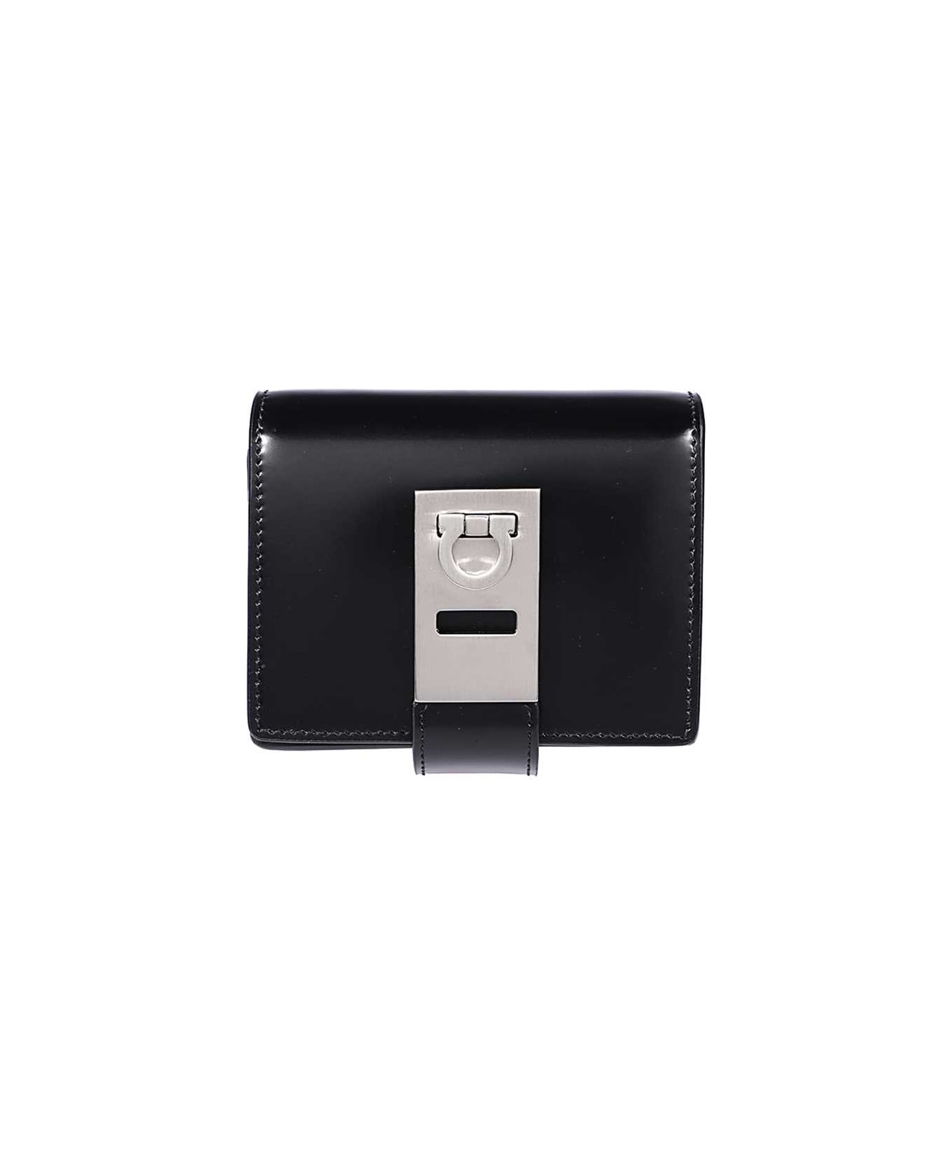 Ferragamo Mini Leather Bag - black