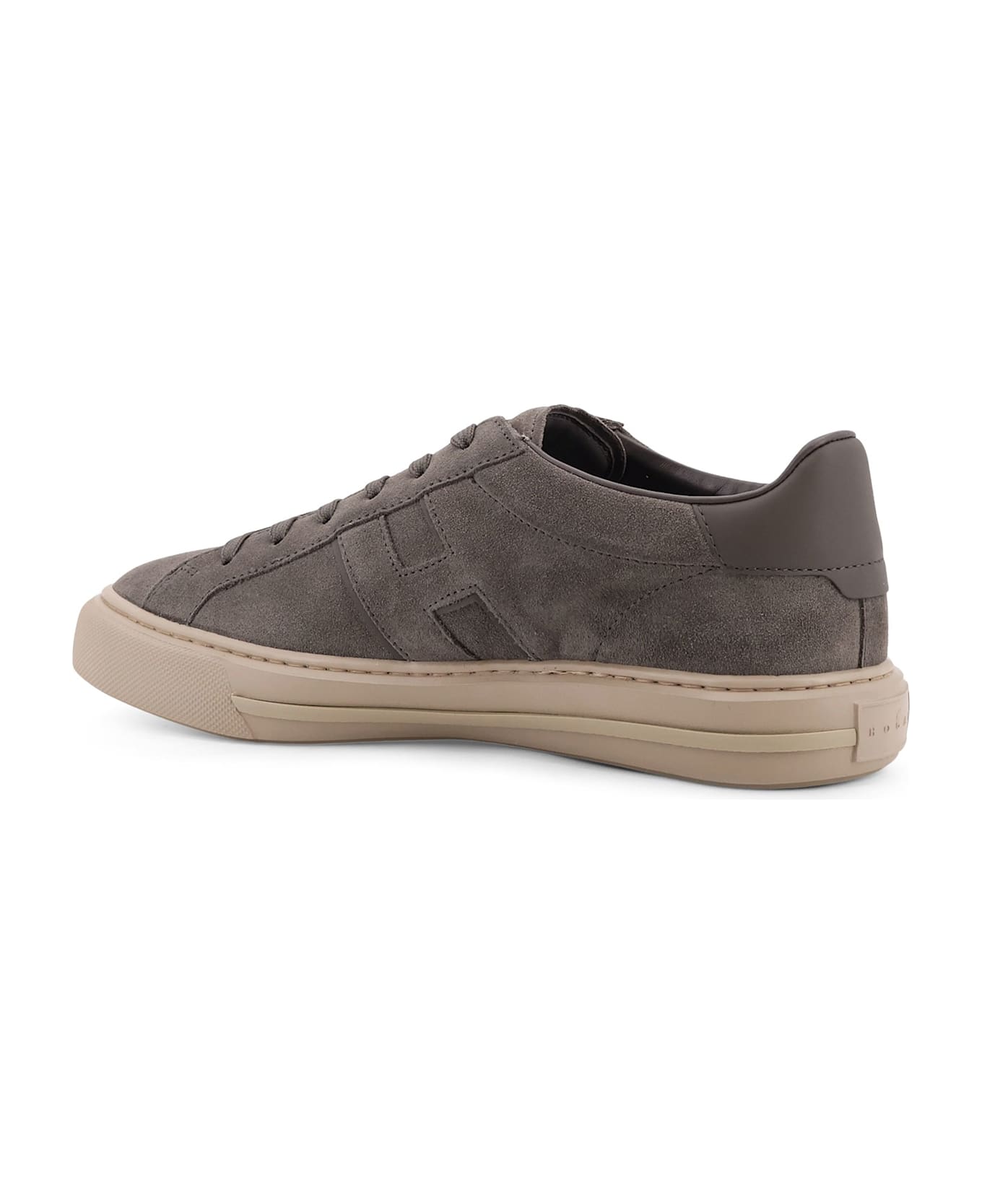 Hogan H691 Allacciato H Suede Low-top Sneakers - GRAFITE CHIARO