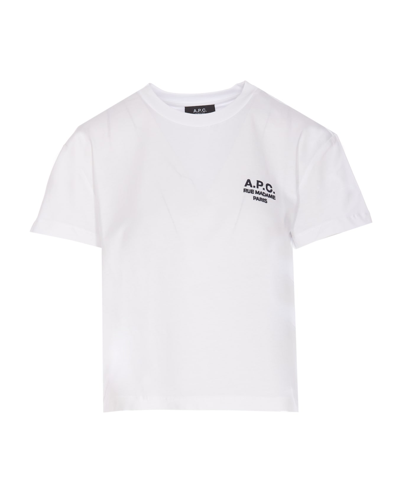 A.P.C. Boxy Logo T-shirt - White