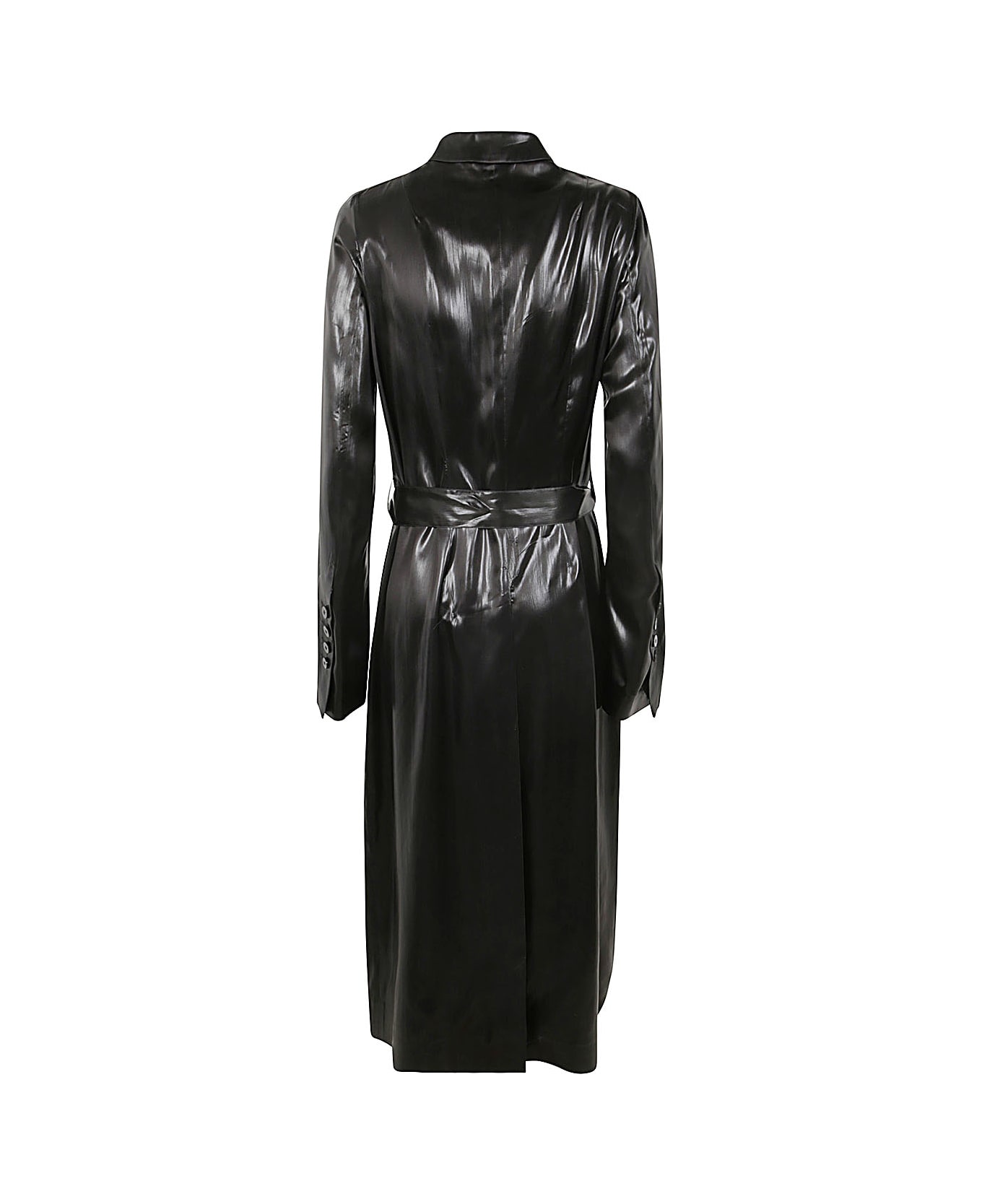 Sapio Belted Trench - Black