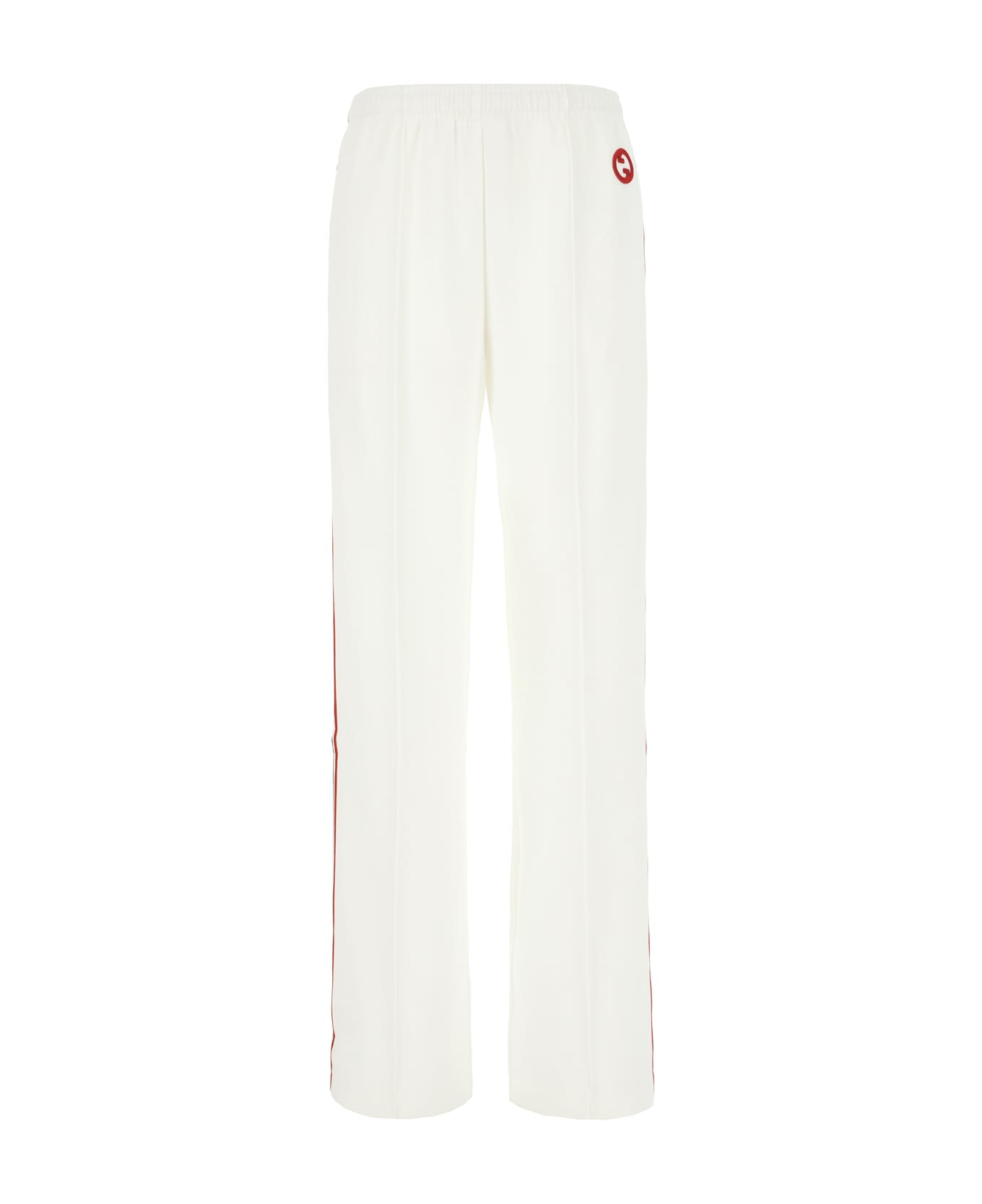 Gucci Ivory Cotton Pants - BIANCO verde 