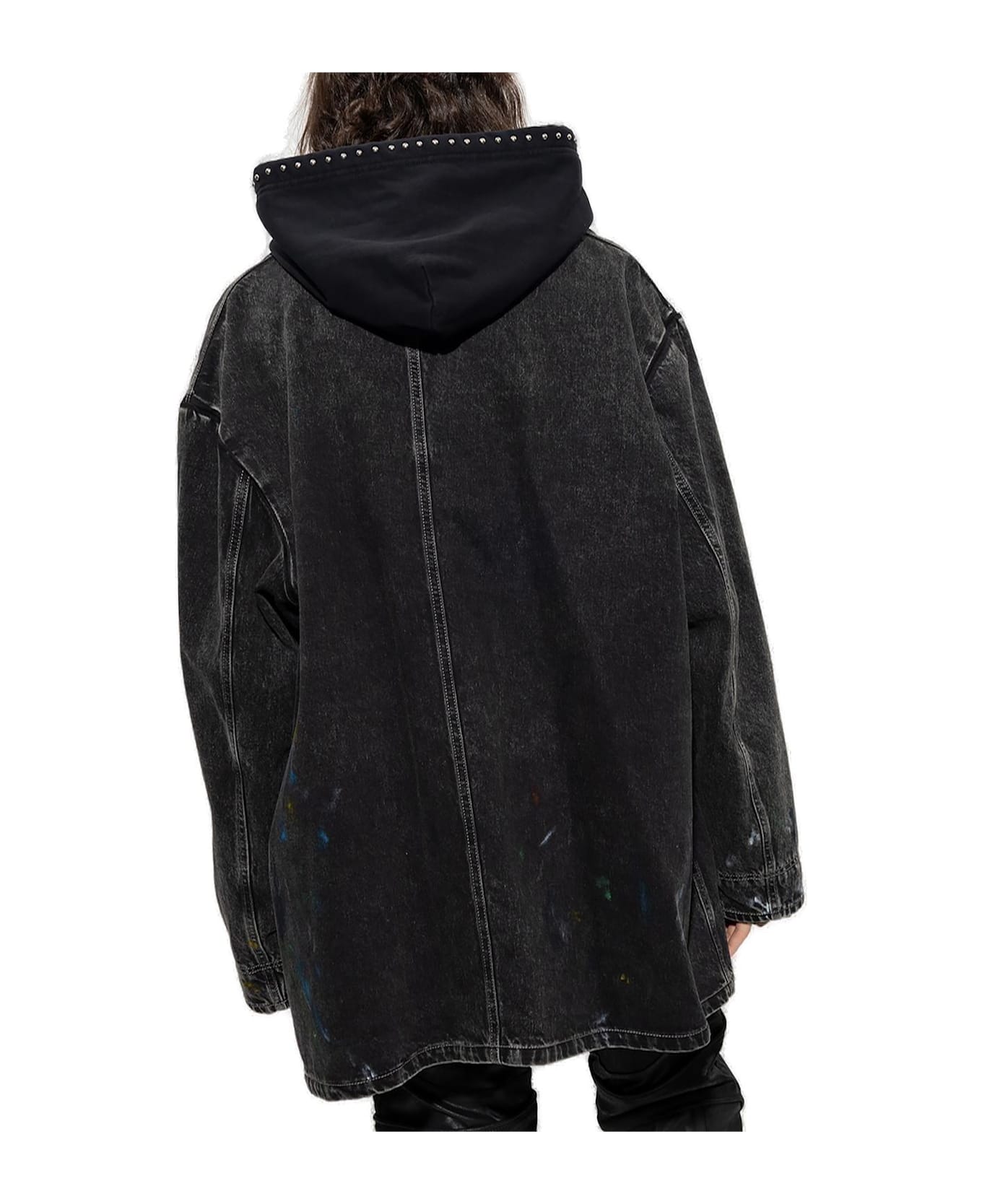 Maison Margiela Oversize Denim Jacket - Black