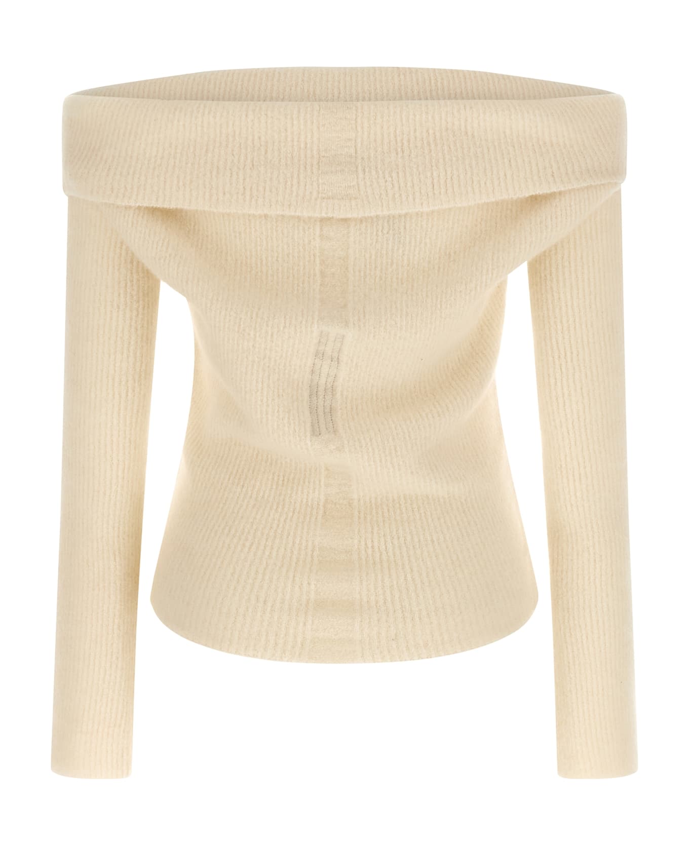 Rick Owens 
ls Cowl
 Sweater - White