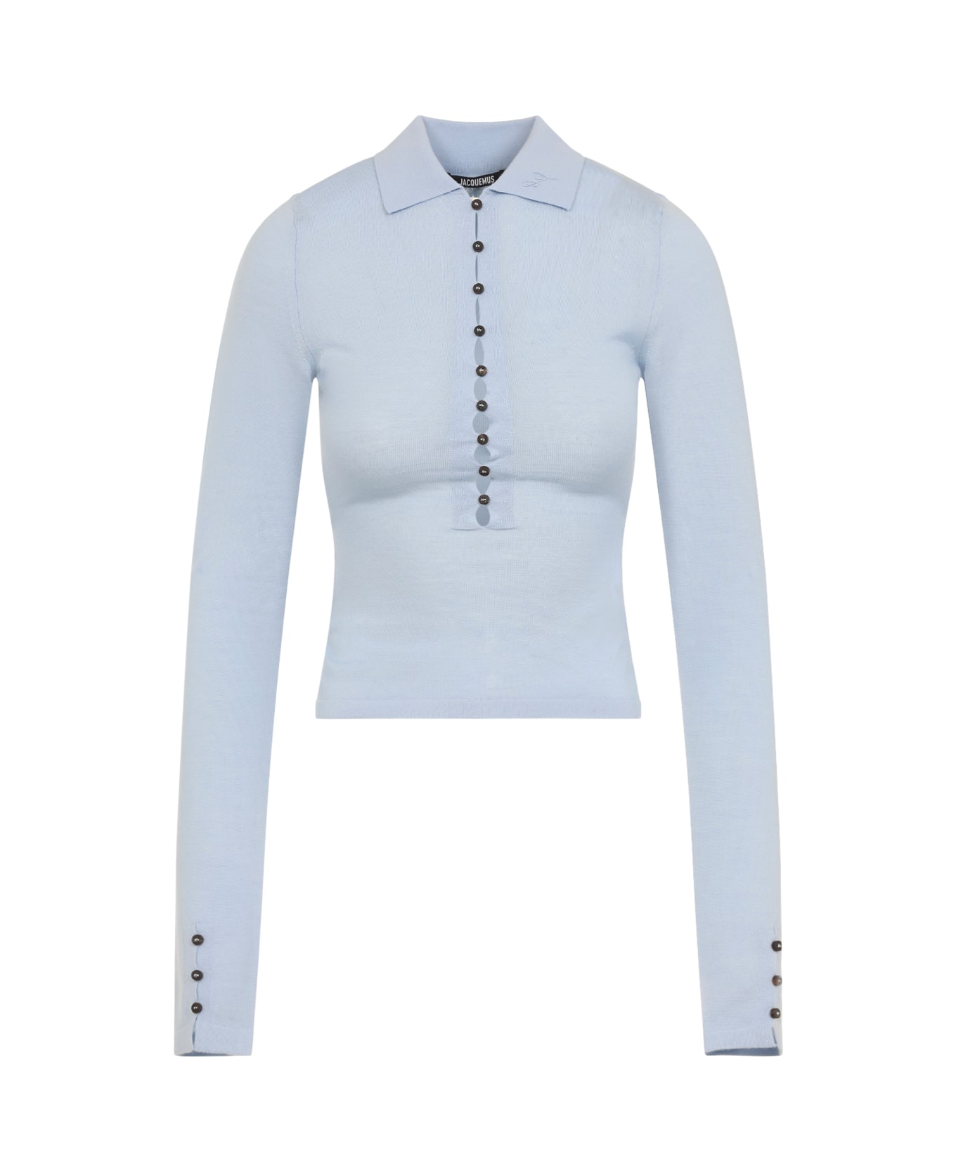 Jacquemus The Merino Polo - Blue