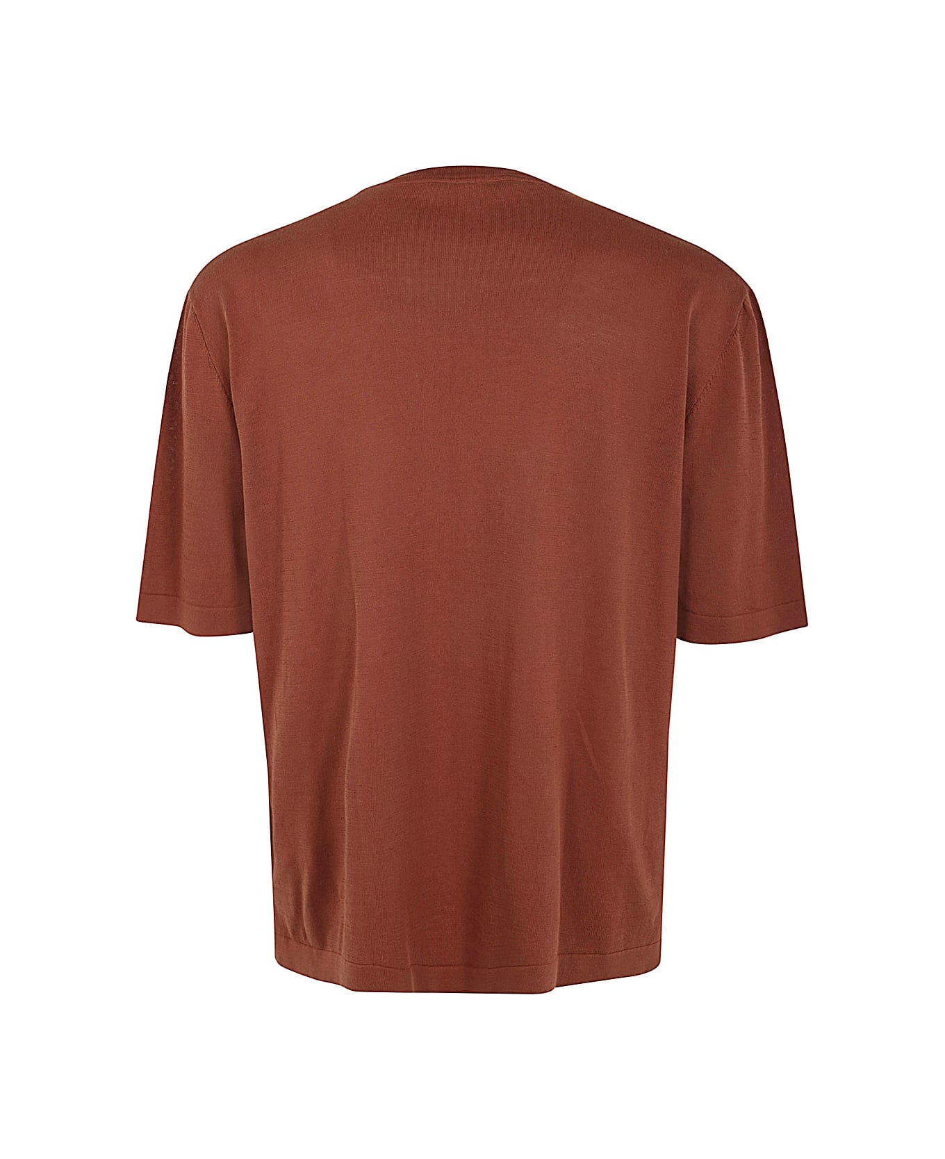 Lardini Crew Neck T-shirt - Brown