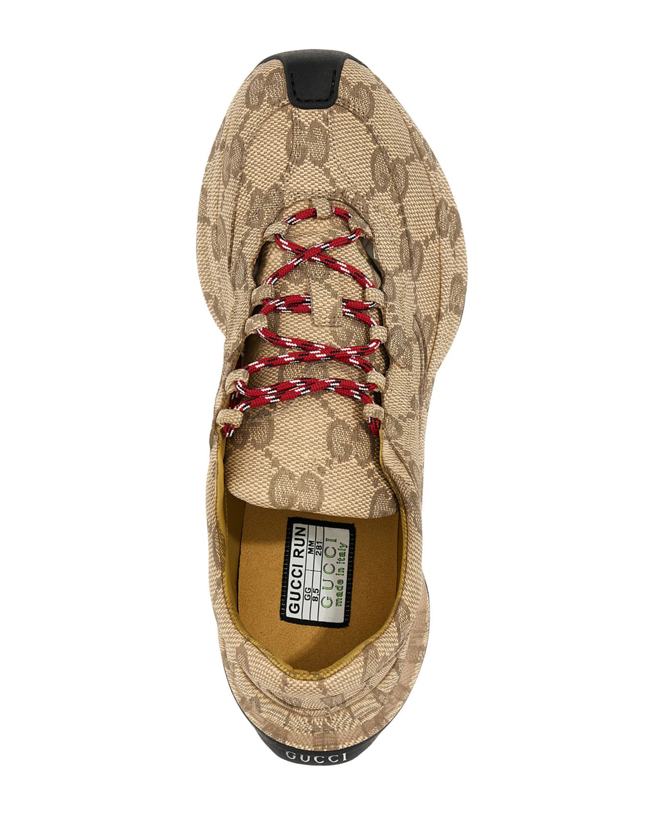 Gucci 'gucci Run' Sneakers - Beige