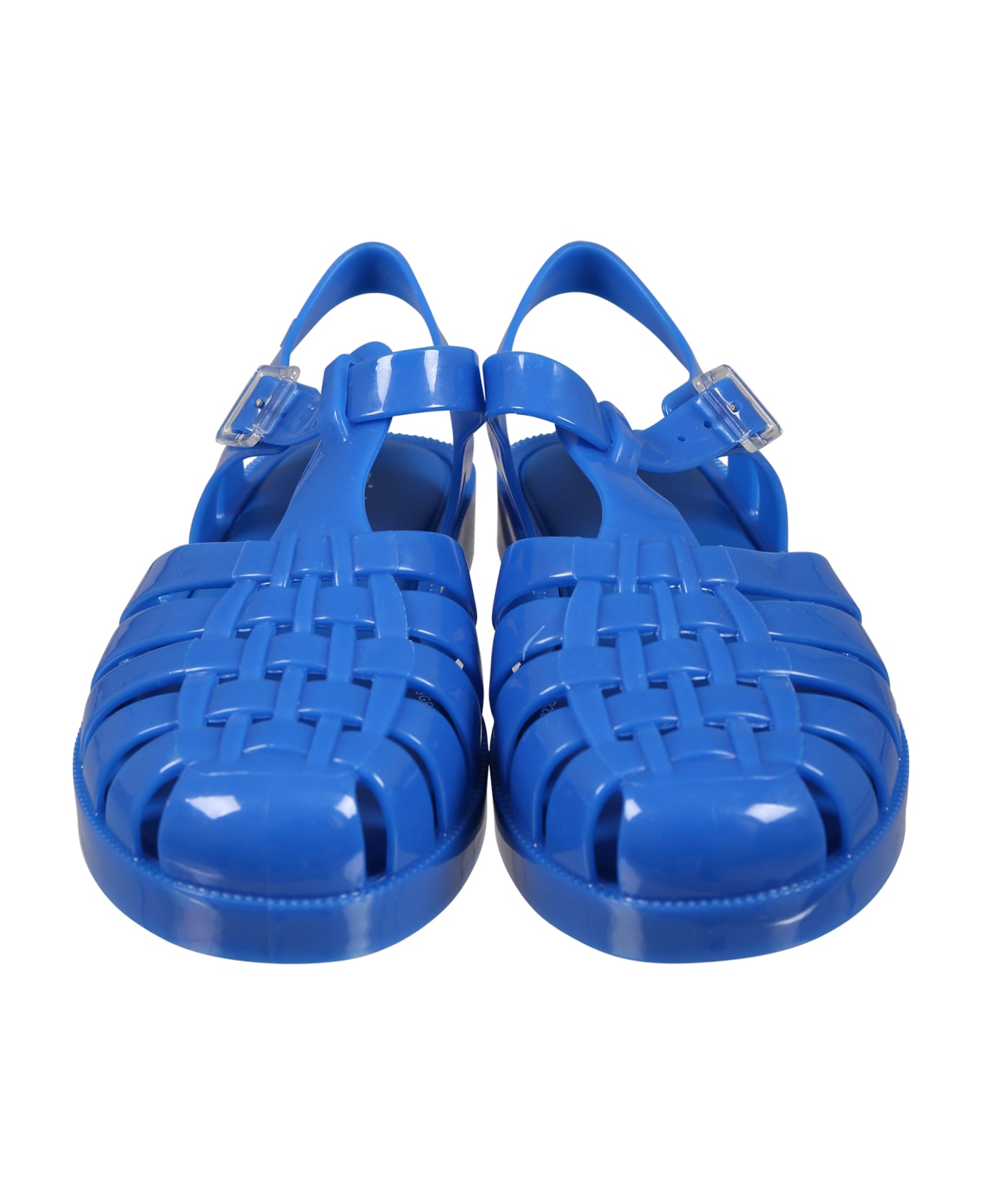 Melissa Blue Sandals For Kids With Logo - Blue シューズ
