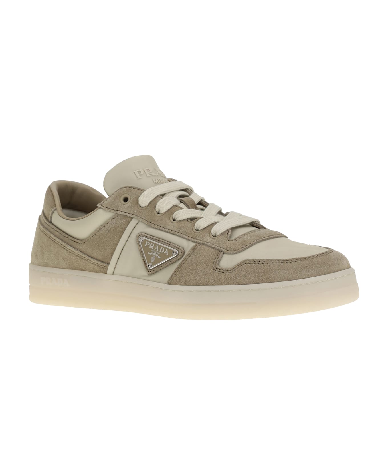Prada Suede Leather Sneakers