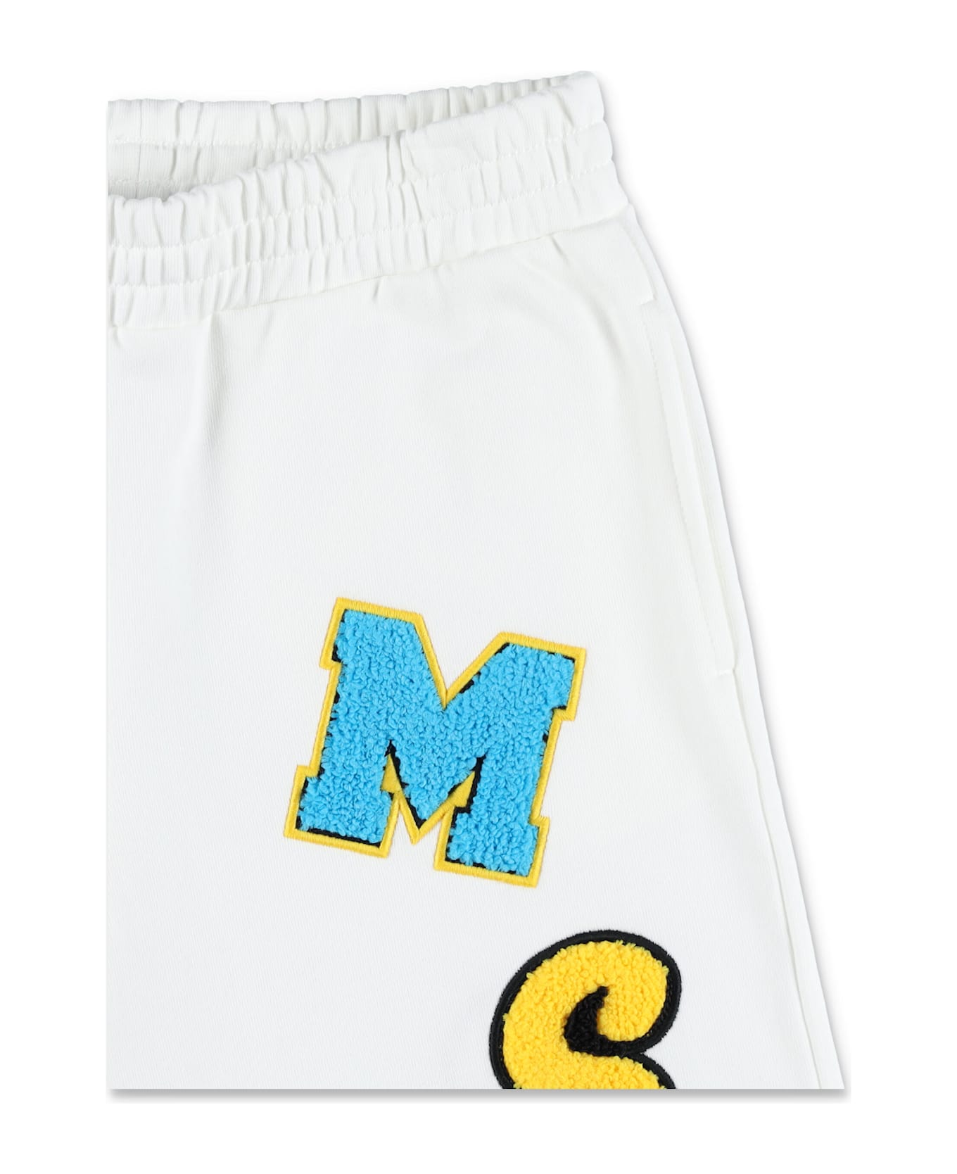 Stella McCartney Kids Kid - Brand Initials Patch Sweatshorts - WHITE