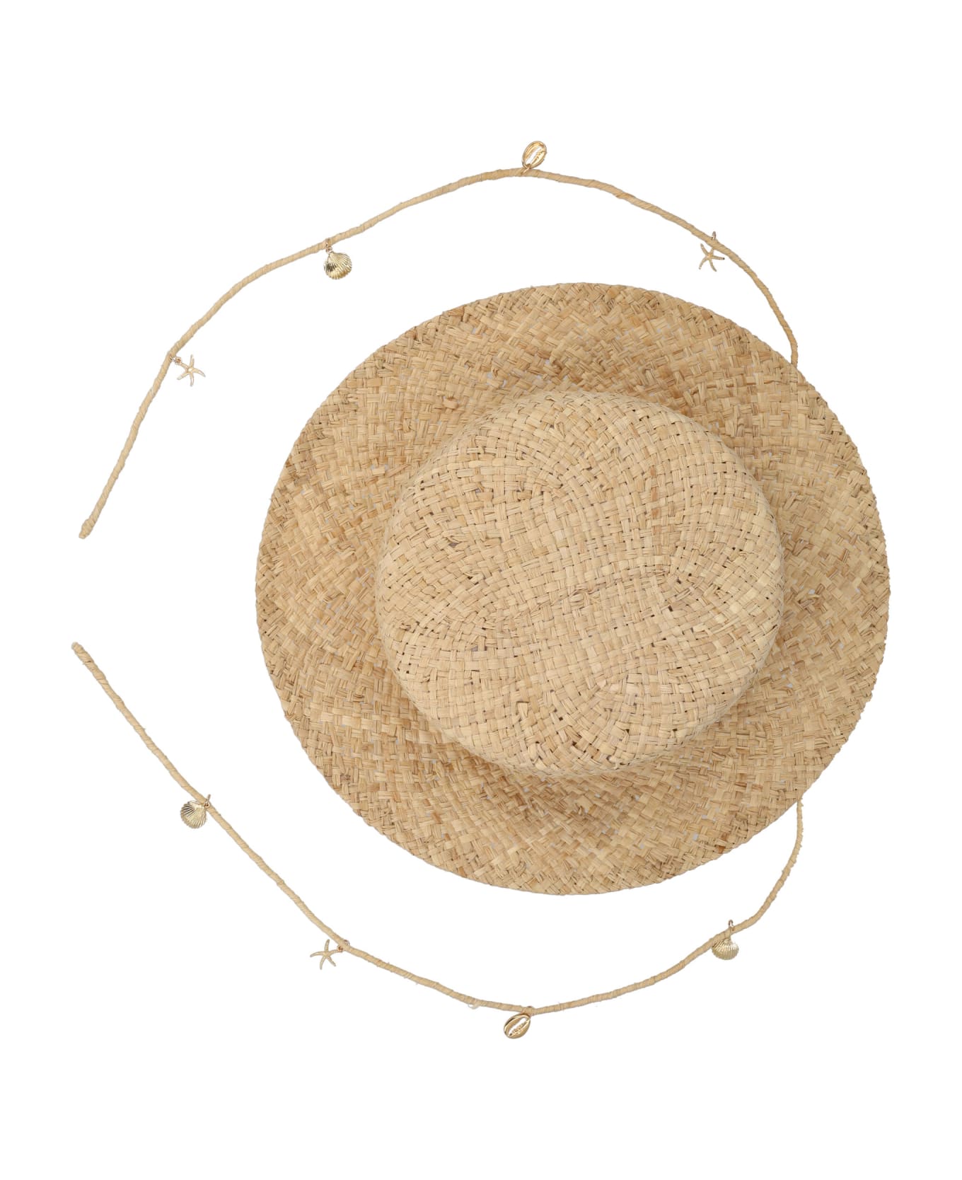 Ruslan Baginskiy Straw Boater Hat - NATURAL
