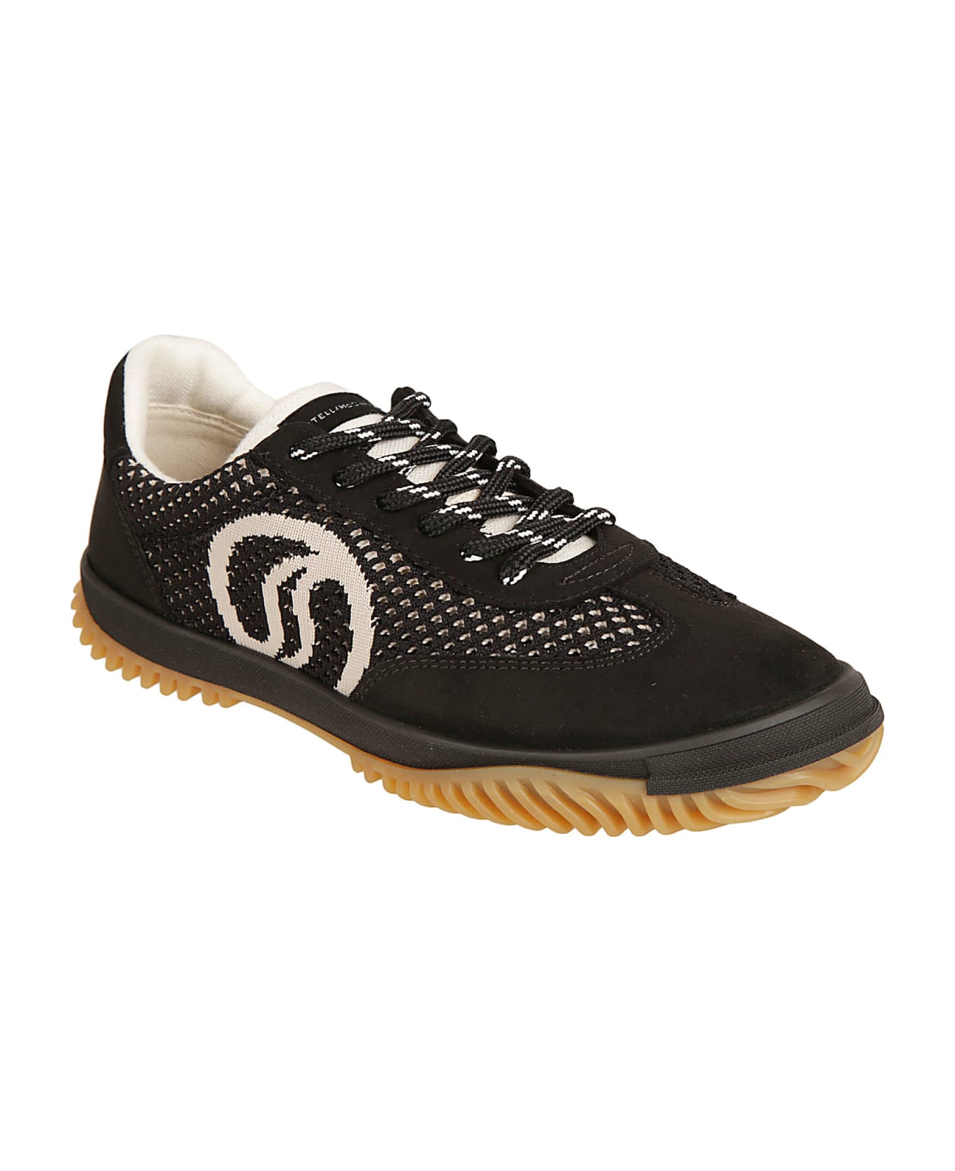 Stella McCartney S-wave Sport Kneet Mesh Sneakers - Black/Grey