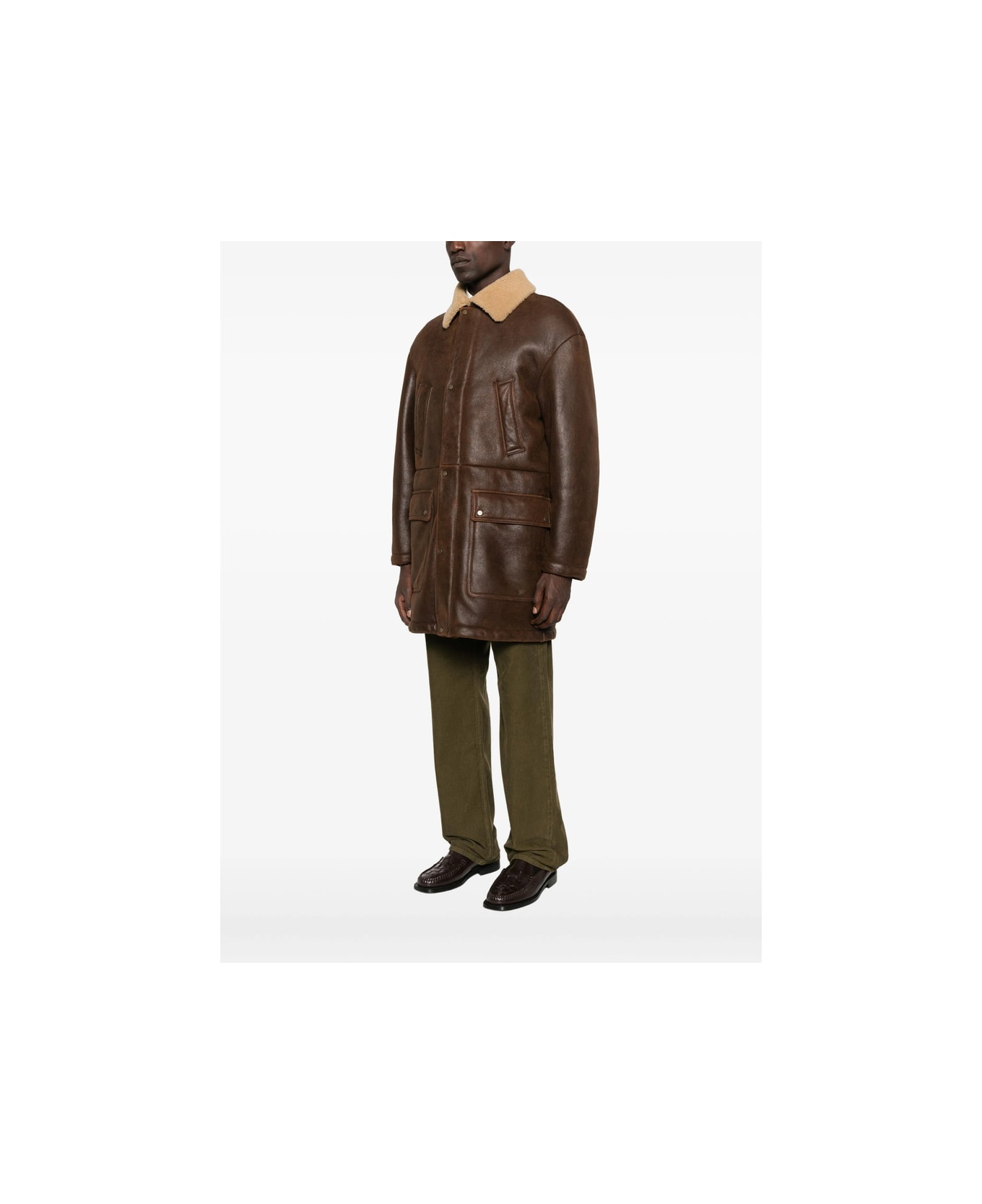 Salvatore Santoro Leather Outerwear - BROWN