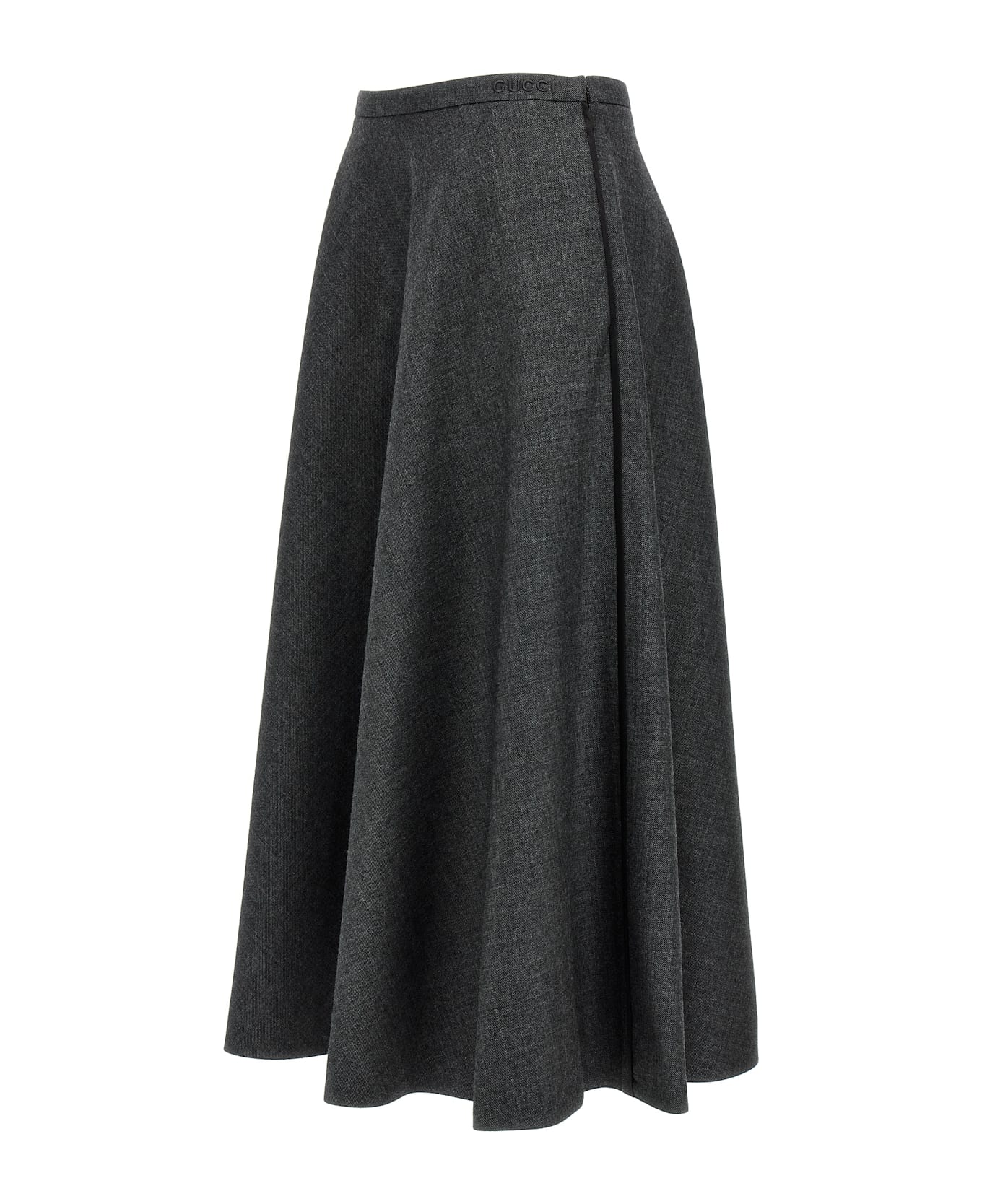 Gucci Wool Skirt - Gray