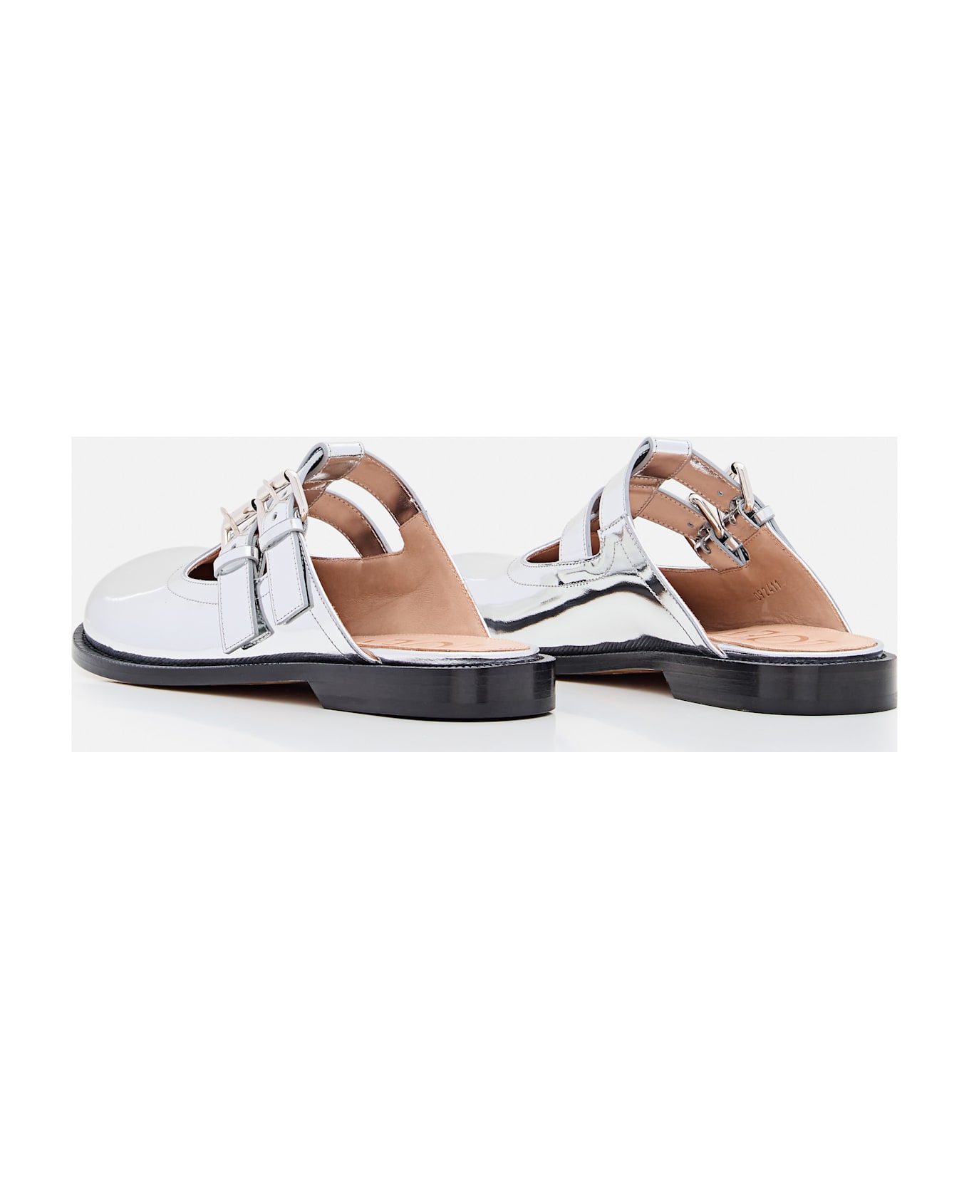 Loewe Campo Mary Jane Mule - Silver