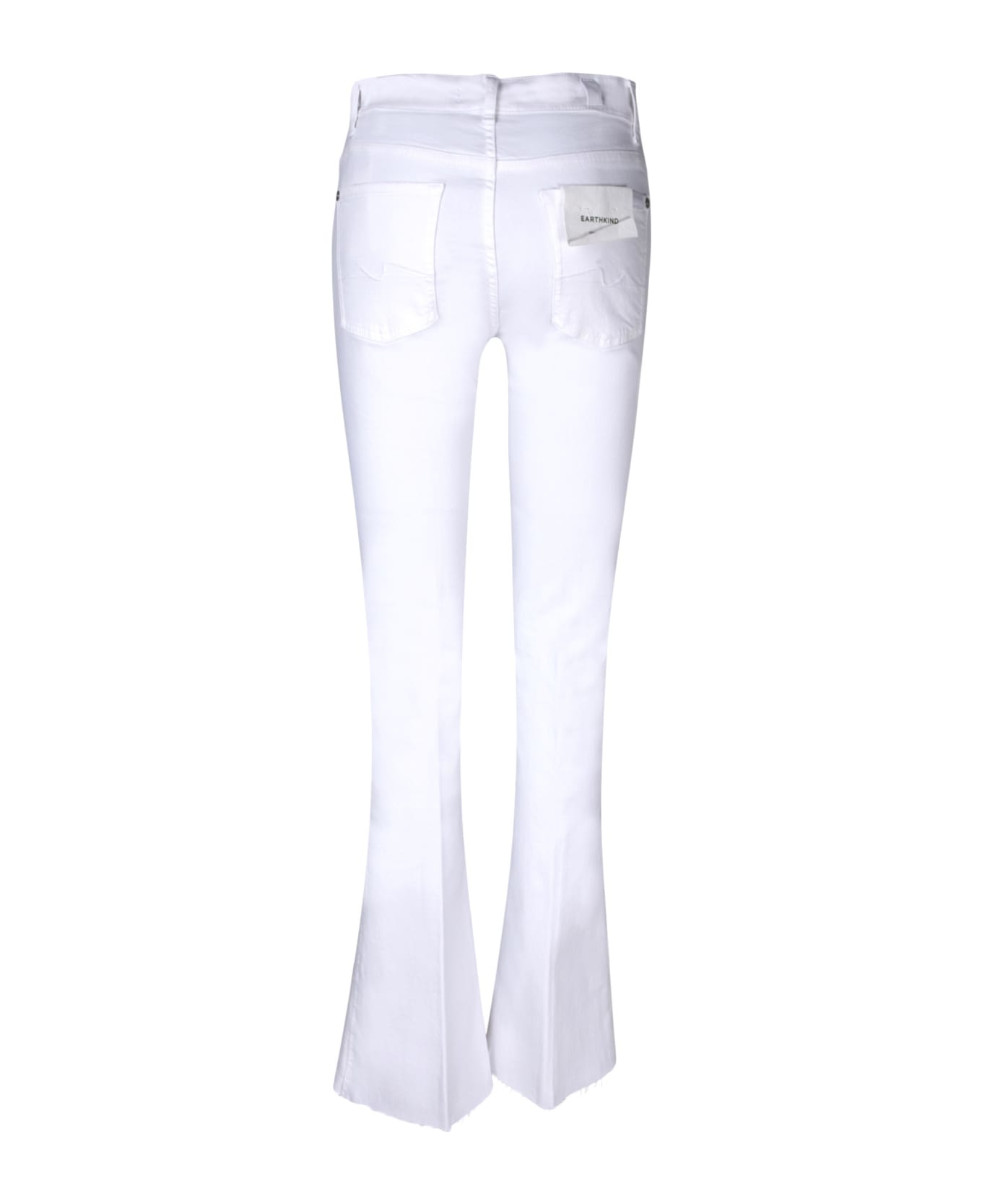 7 For All Mankind Bootcut White Jeans - White デニム