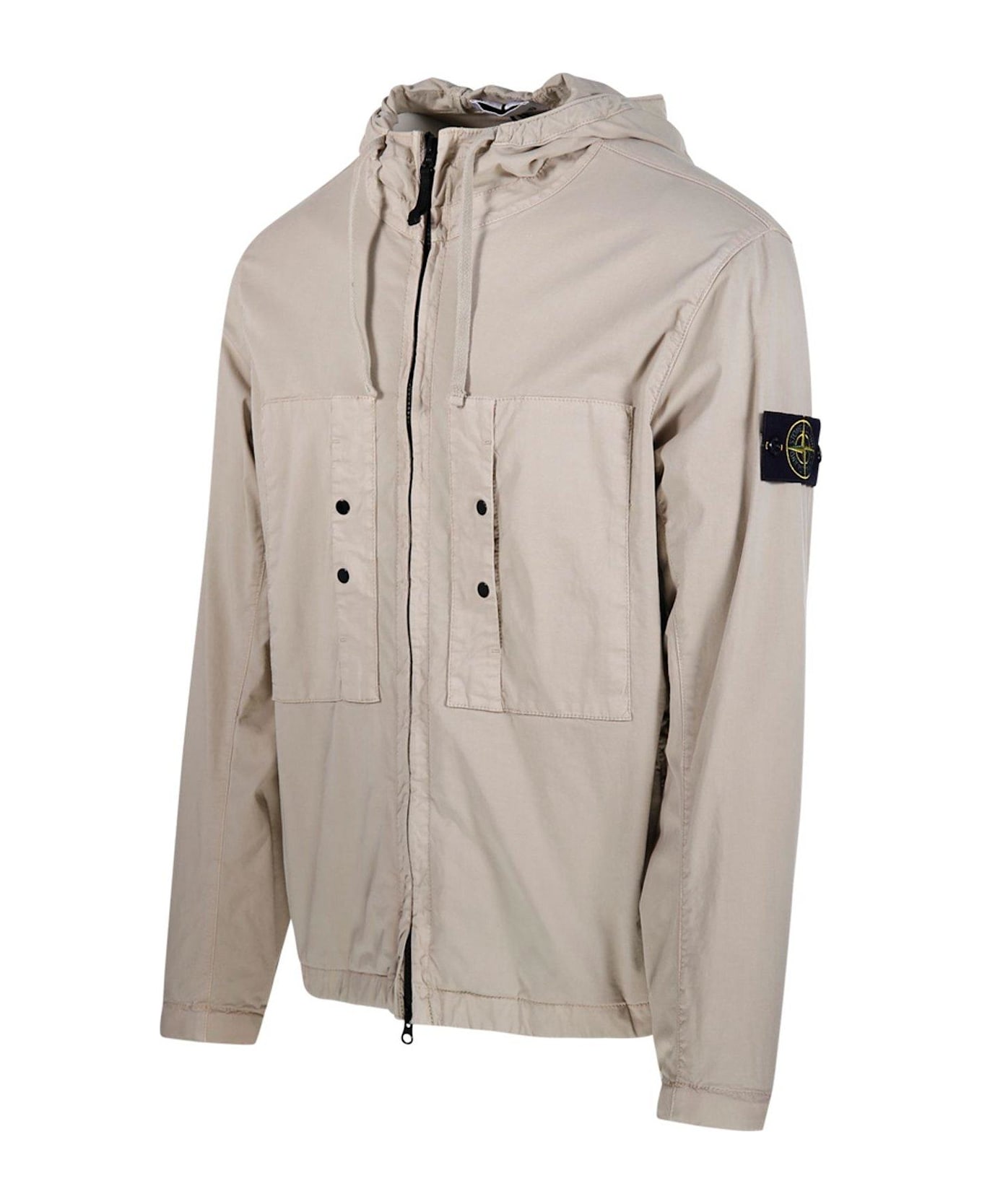 Stone Island Drawstring Jacket - Sand