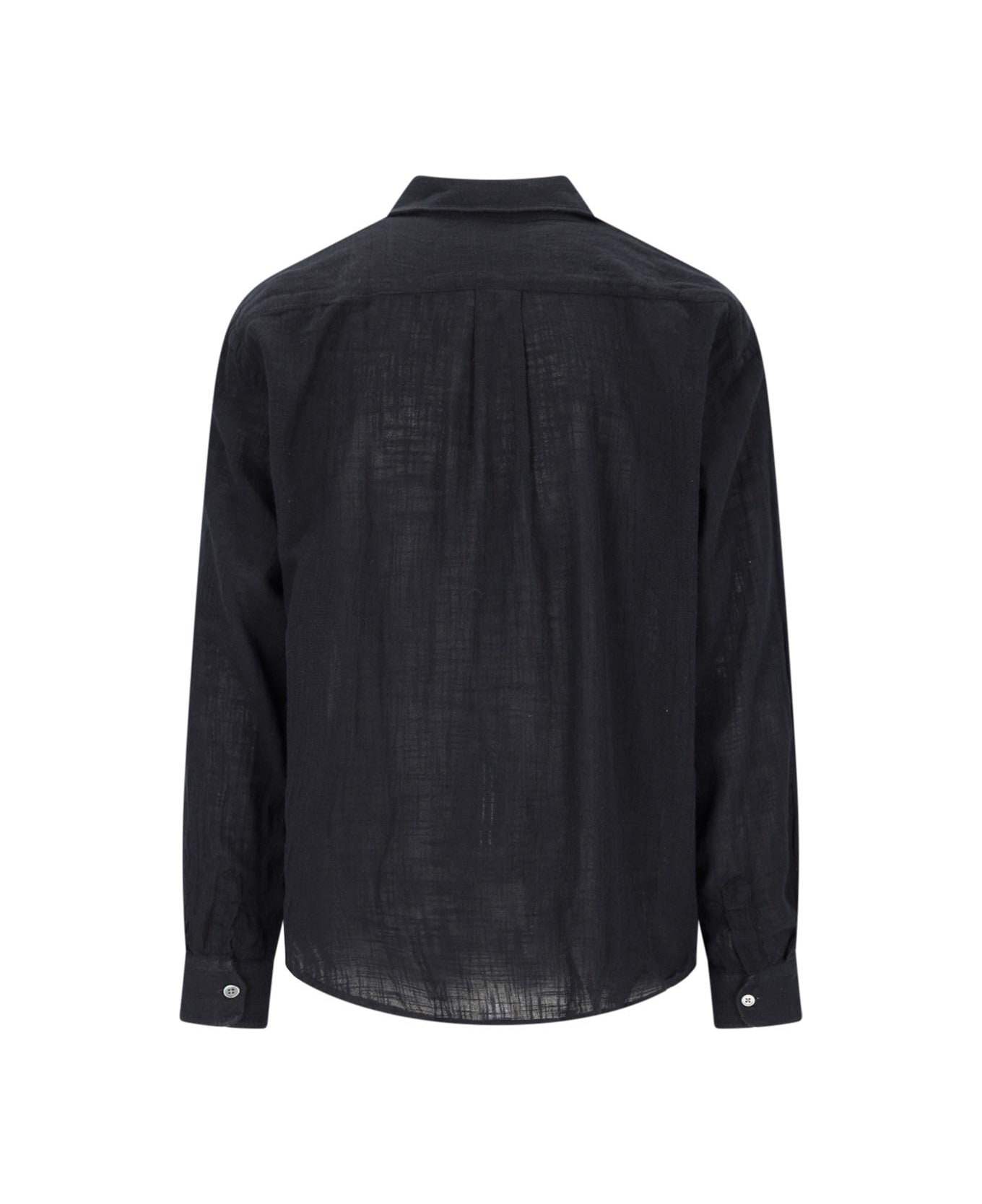 Our Legacy Pocket Shirt - Washed Black Air Cotton