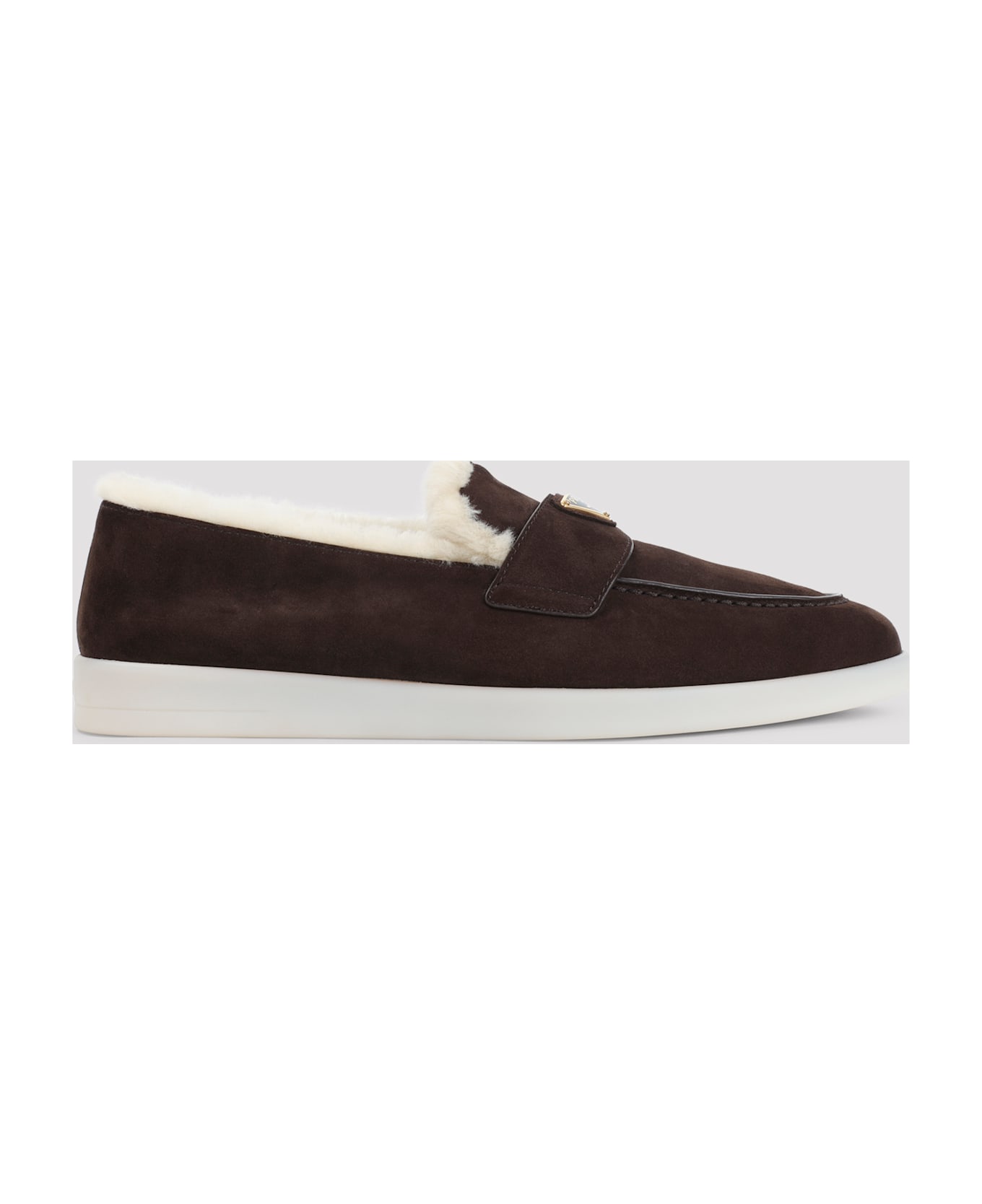 Prada Calf Leather Loafers - Moro