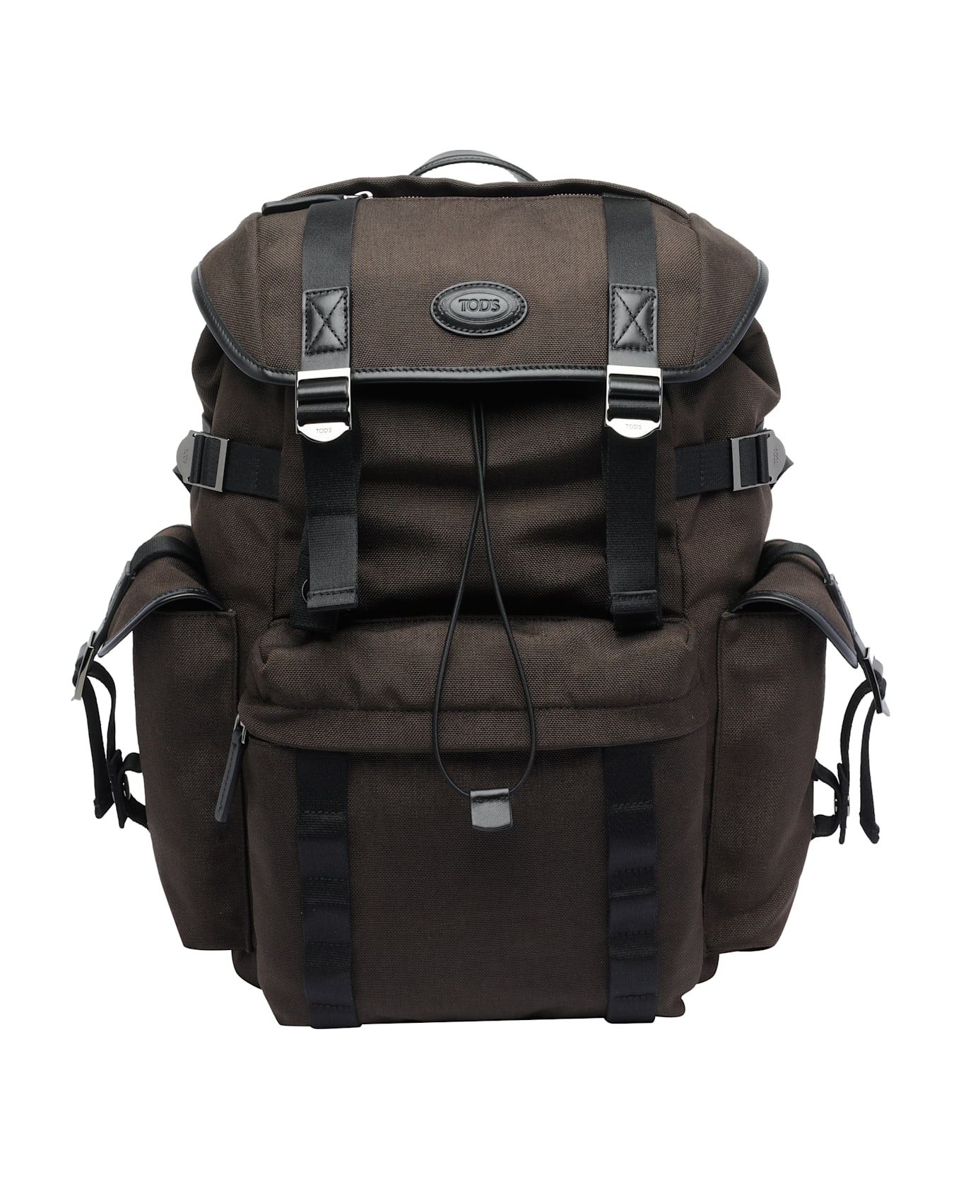 Tod
s Backpack In Medium Fabric And Leather - Brown