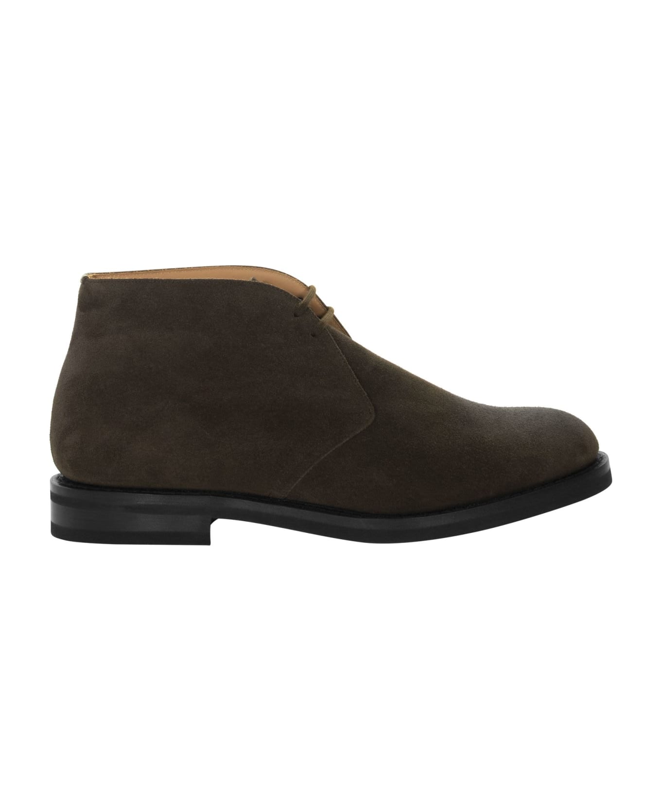 Church's Ryder - Suede Leather Ankle Boot - BROWN