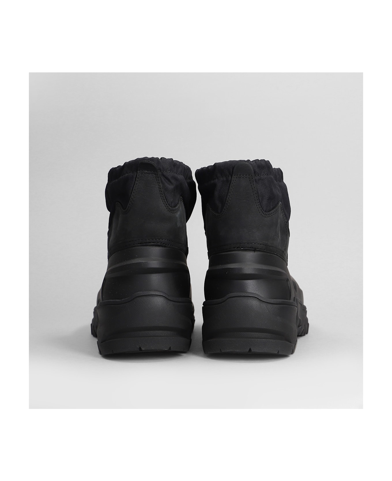 ROA Low Top Rubber Boot Combat Boots In Black Rubber/plasic - black ブーツ