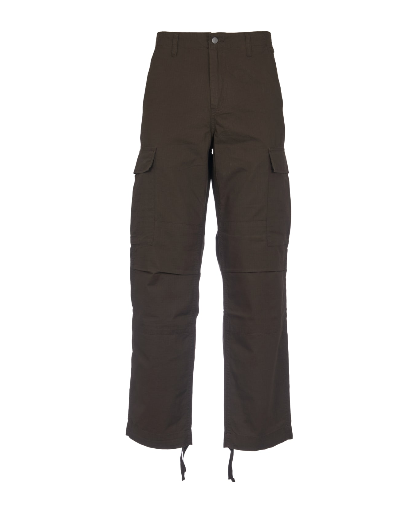 Carhartt Cargo Buttoned Trousers - Tobacco