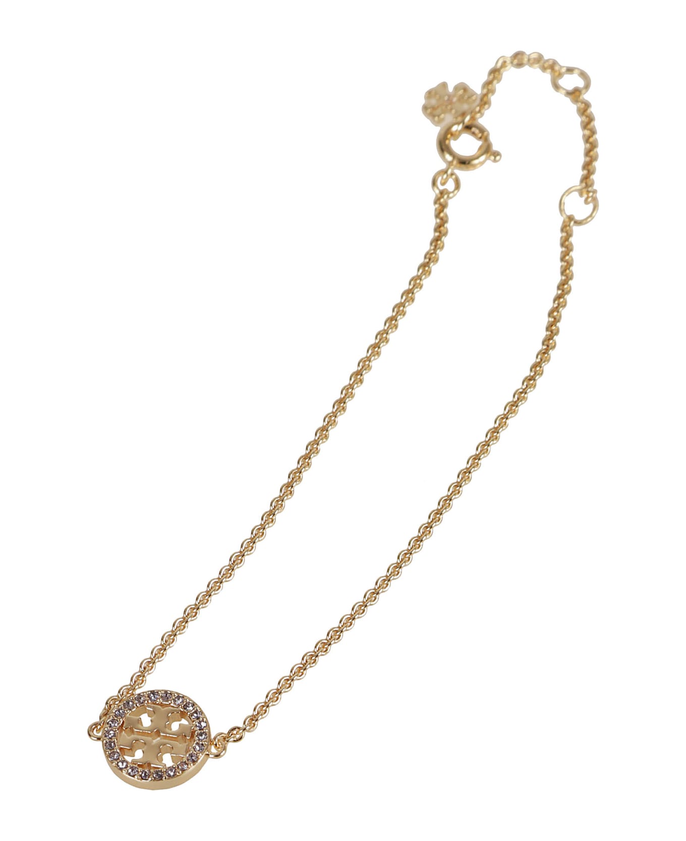 Tory Burch Miller Pave Pendant Necklace - Tory Gold/Purple ネックレス