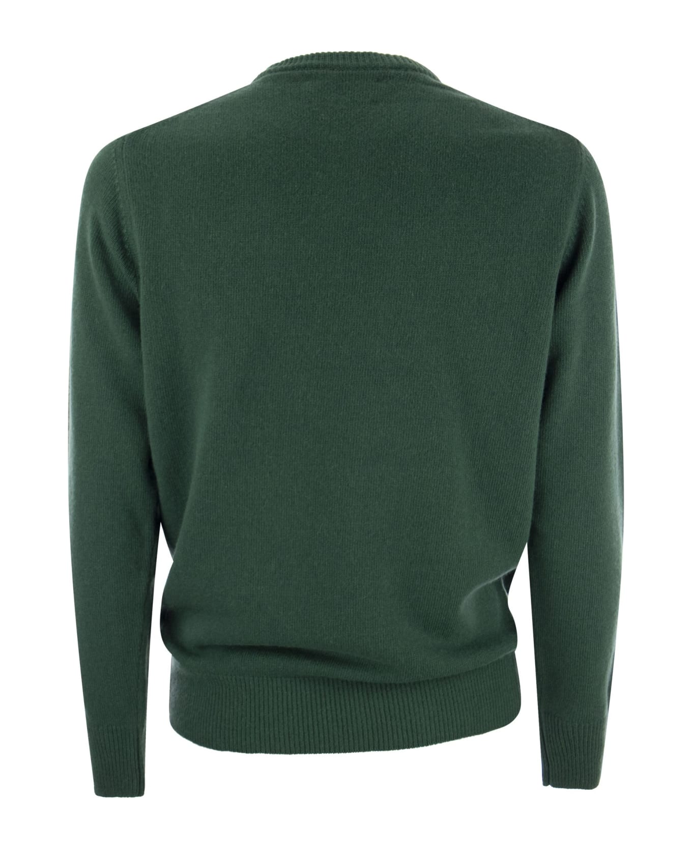MC2 Saint Barth How Much Wool And Cashmere Blend Jumper Sweater - VERDONE