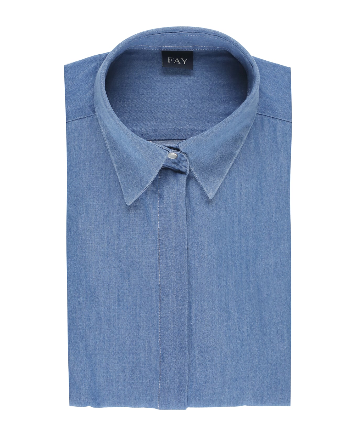 Fay Denim Shirt - Blue