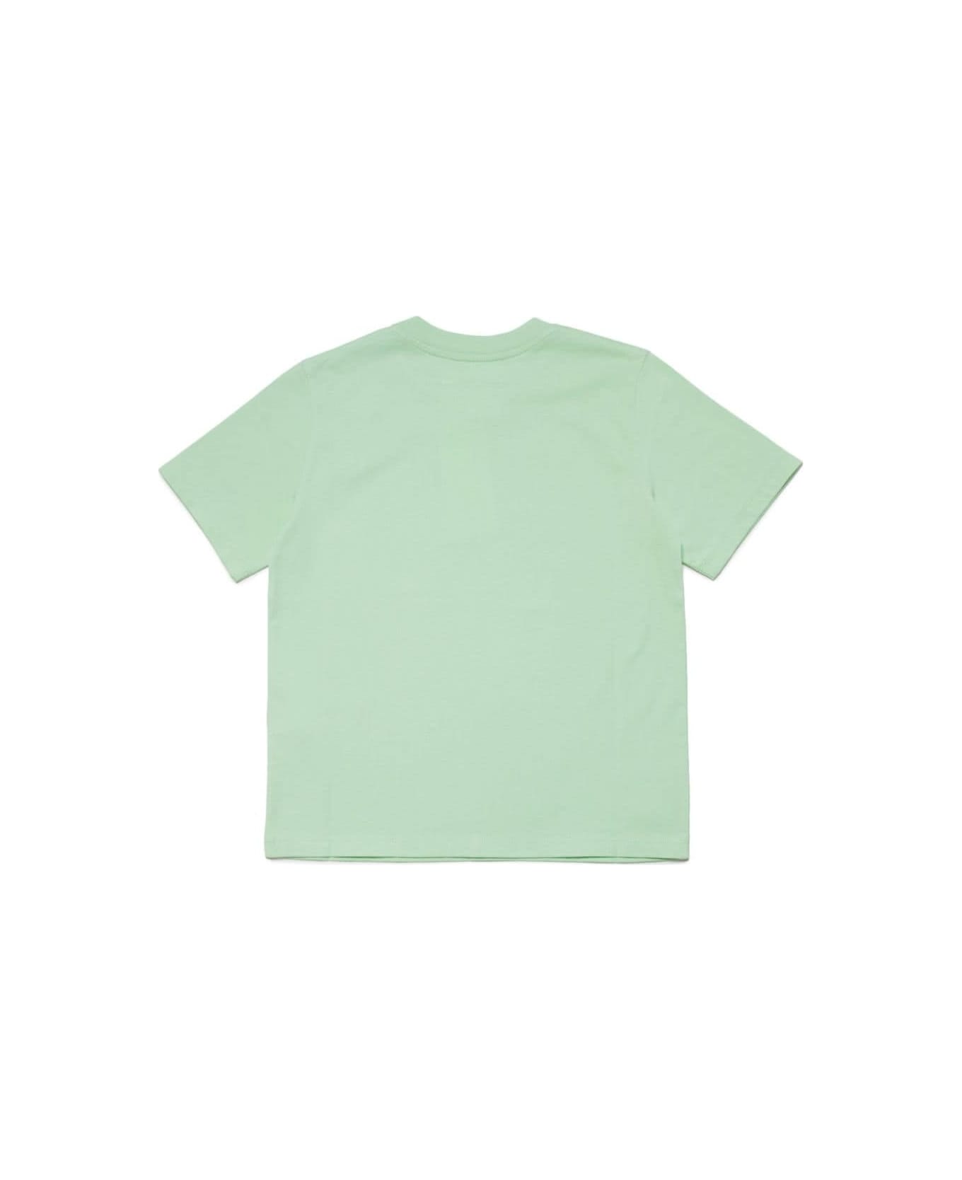 MM6 Maison Margiela T-shirt Con Logo - Green