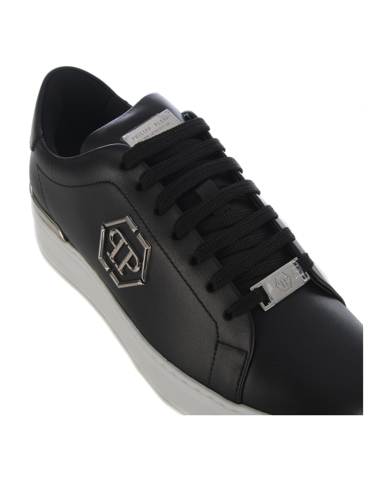 Philipp Plein Sneakers Philipp Plein "hexagon" Made Of Leather - Nero スニーカー