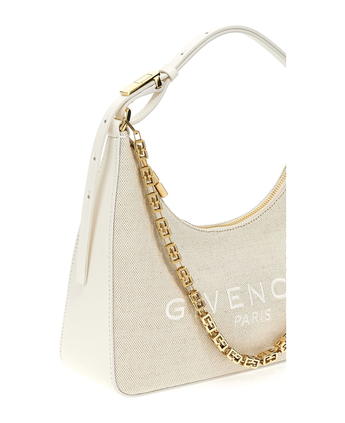 Givenchy Moon Cut Out Small Shoulder Bag - Beige トートバッグ
