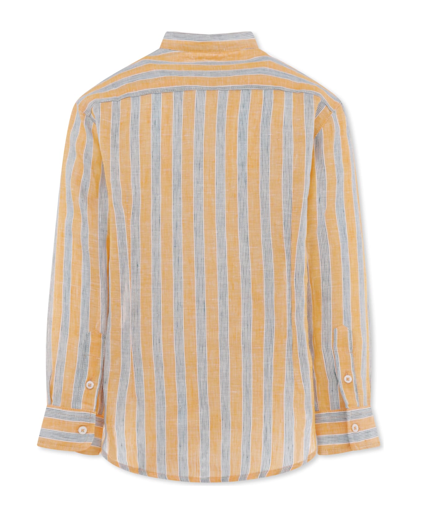 Etro Orange Shirt For Boy With Pegasus - Orange