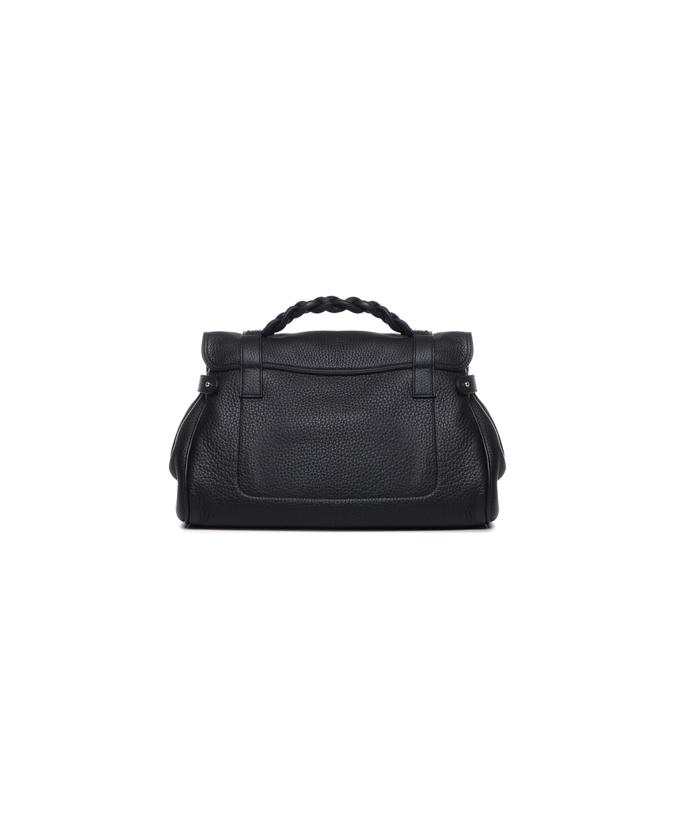Mulberry Alexa Bag With Leather Braided Handle - Black トートバッグ