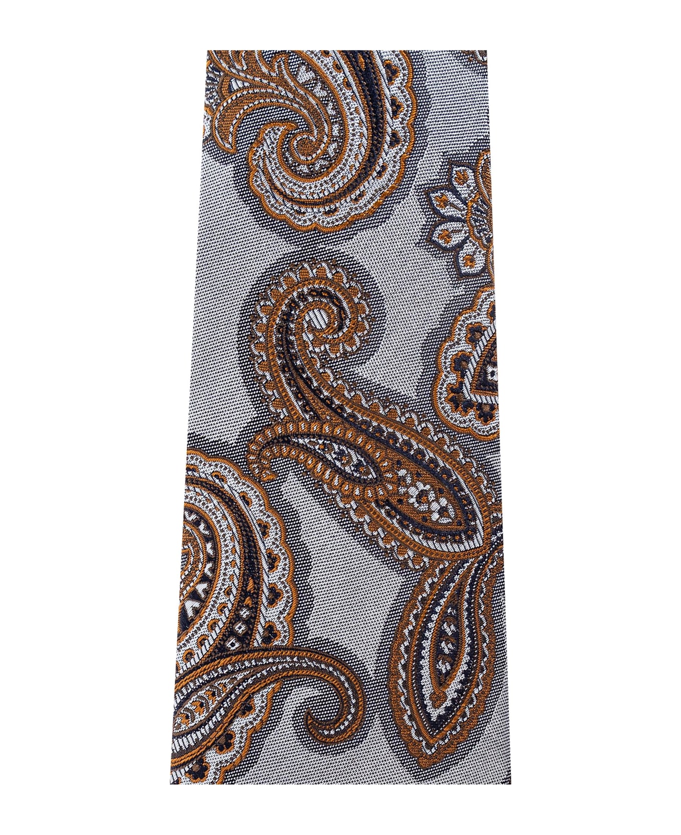 Etro Patterned Tie - GREY