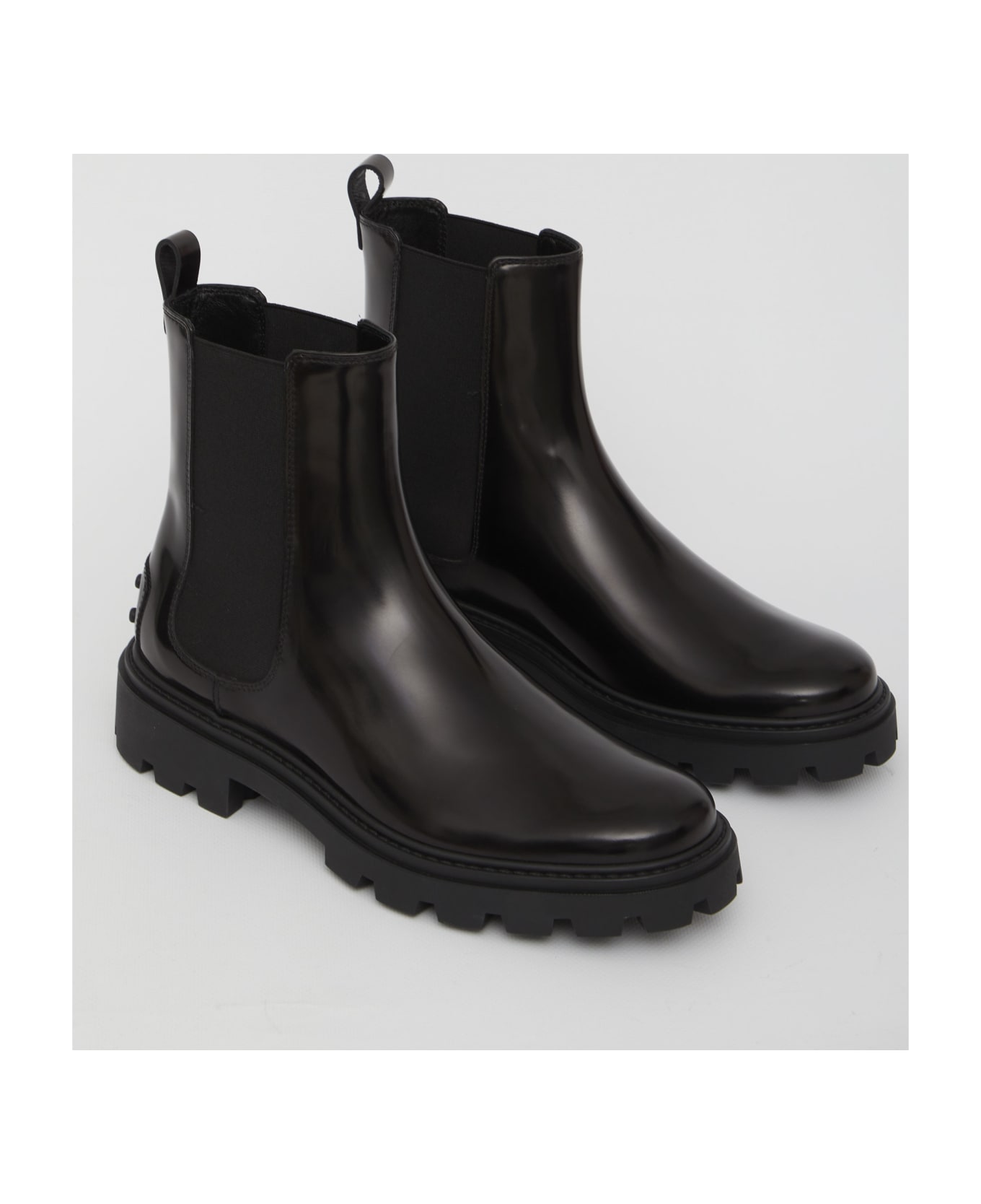 Tod's Leather Chelsea Boots - Black