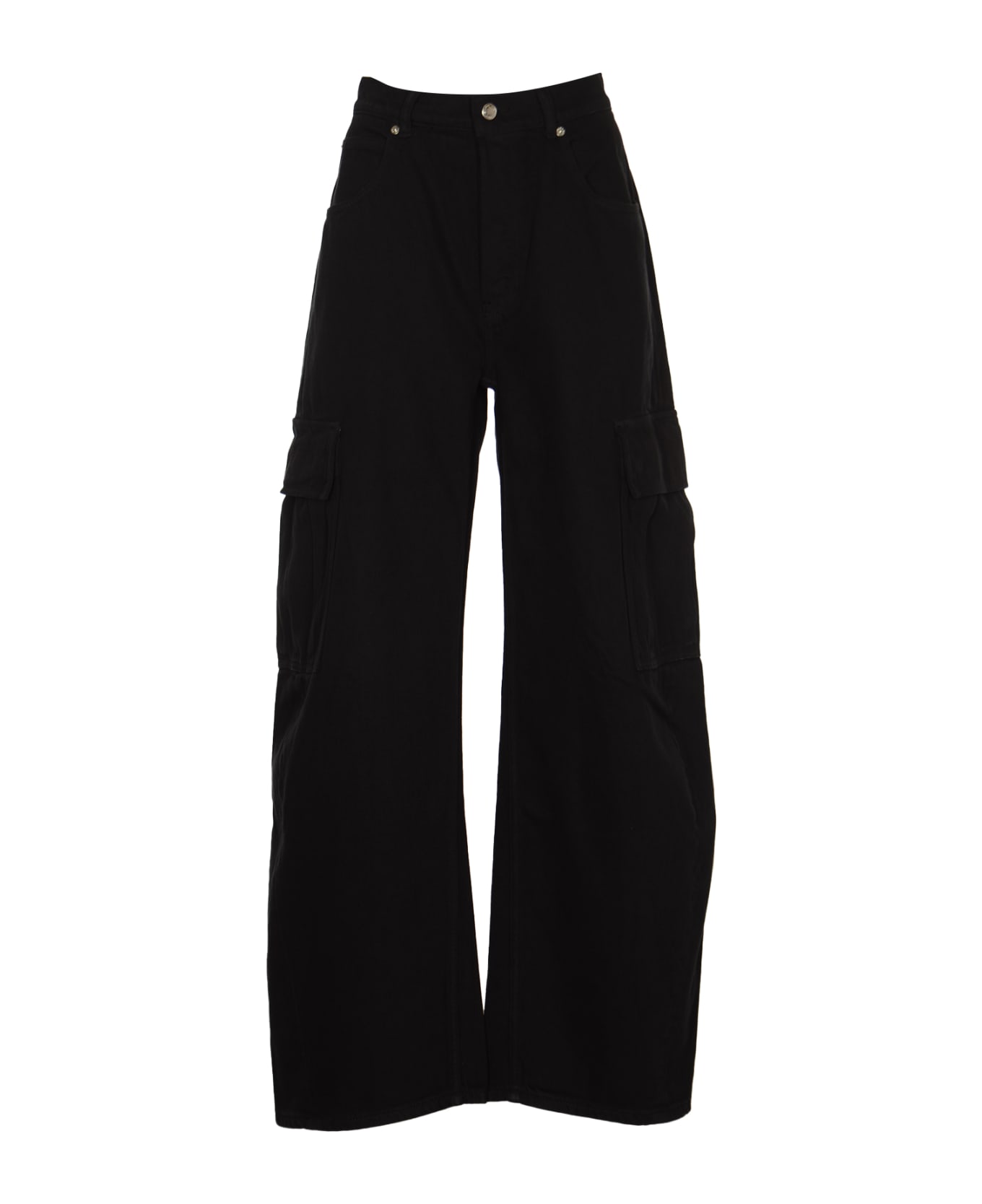 Alexander Wang Oversized Rounded Jeans - Washed Black