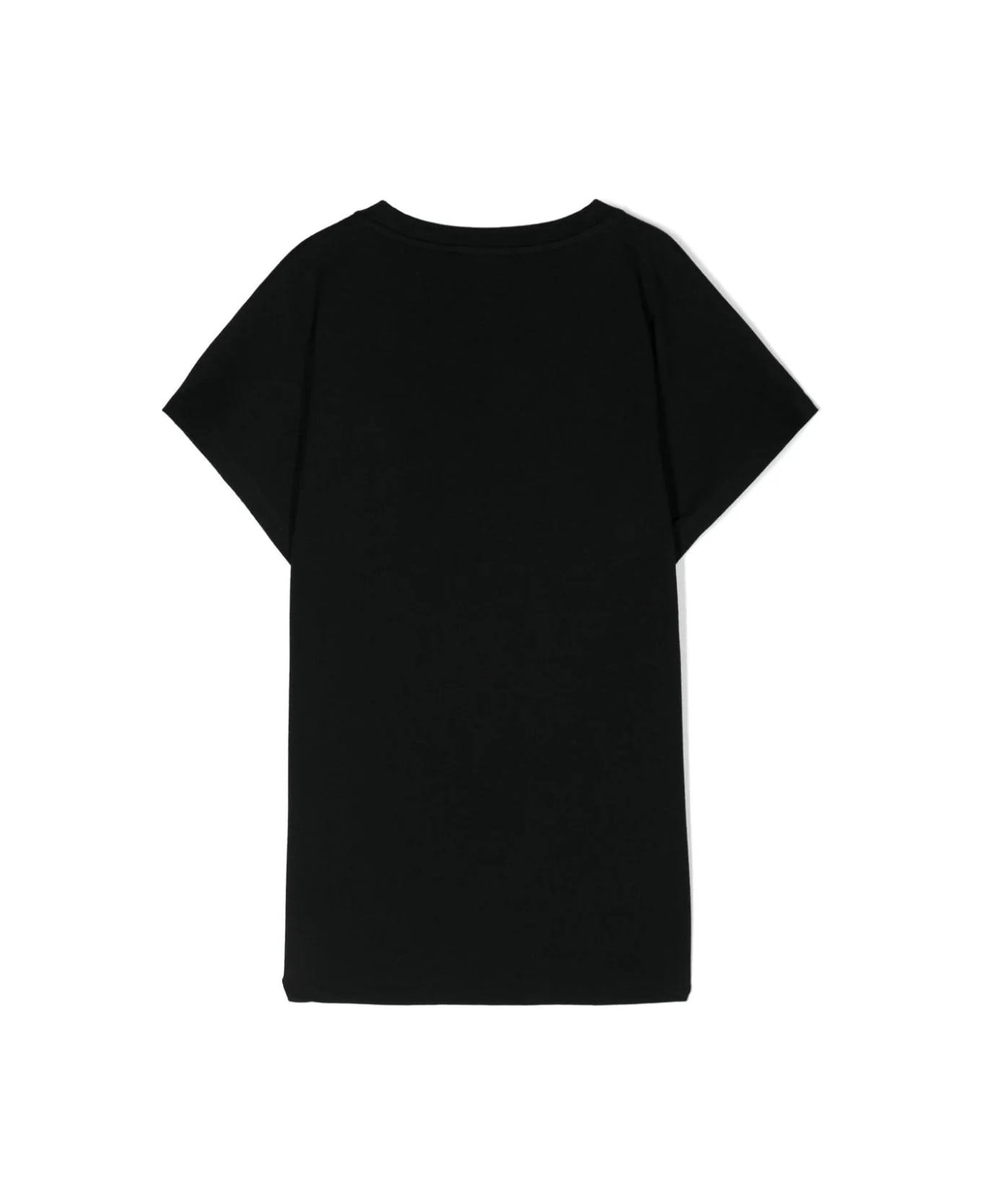 Balmain T-shirt Con Cristalli - Black