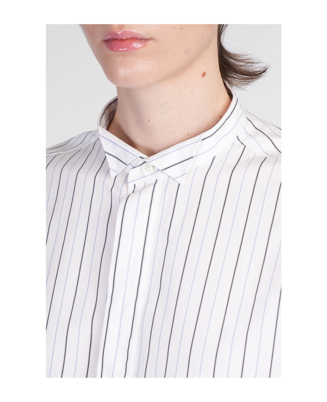 Ami Alexandre Mattiussi Shirt In White Cotton - white