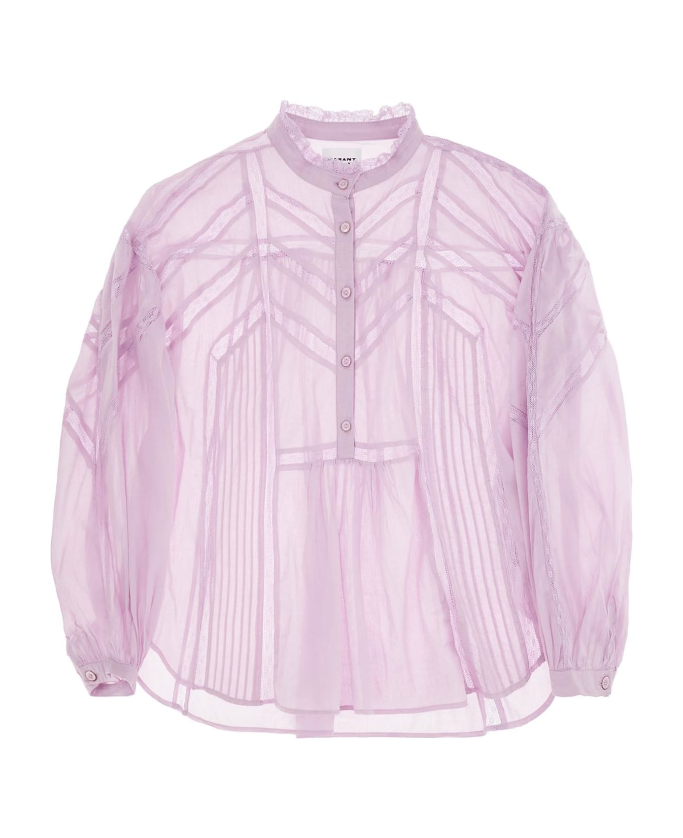 Marant Étoile Cotton Gelma Blouse For - LILAC (Purple)