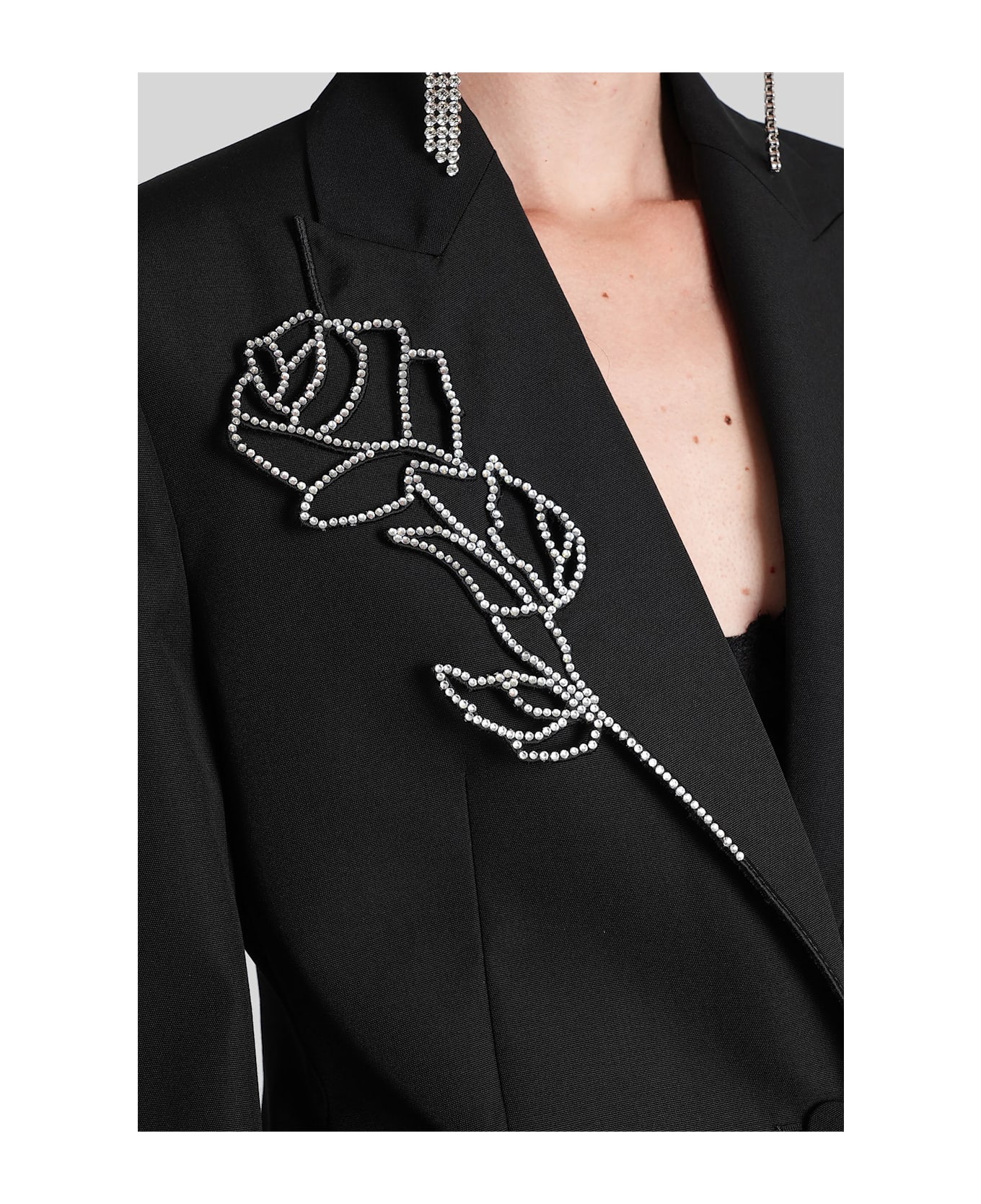 Blumarine Blazer In Black Wool - Black