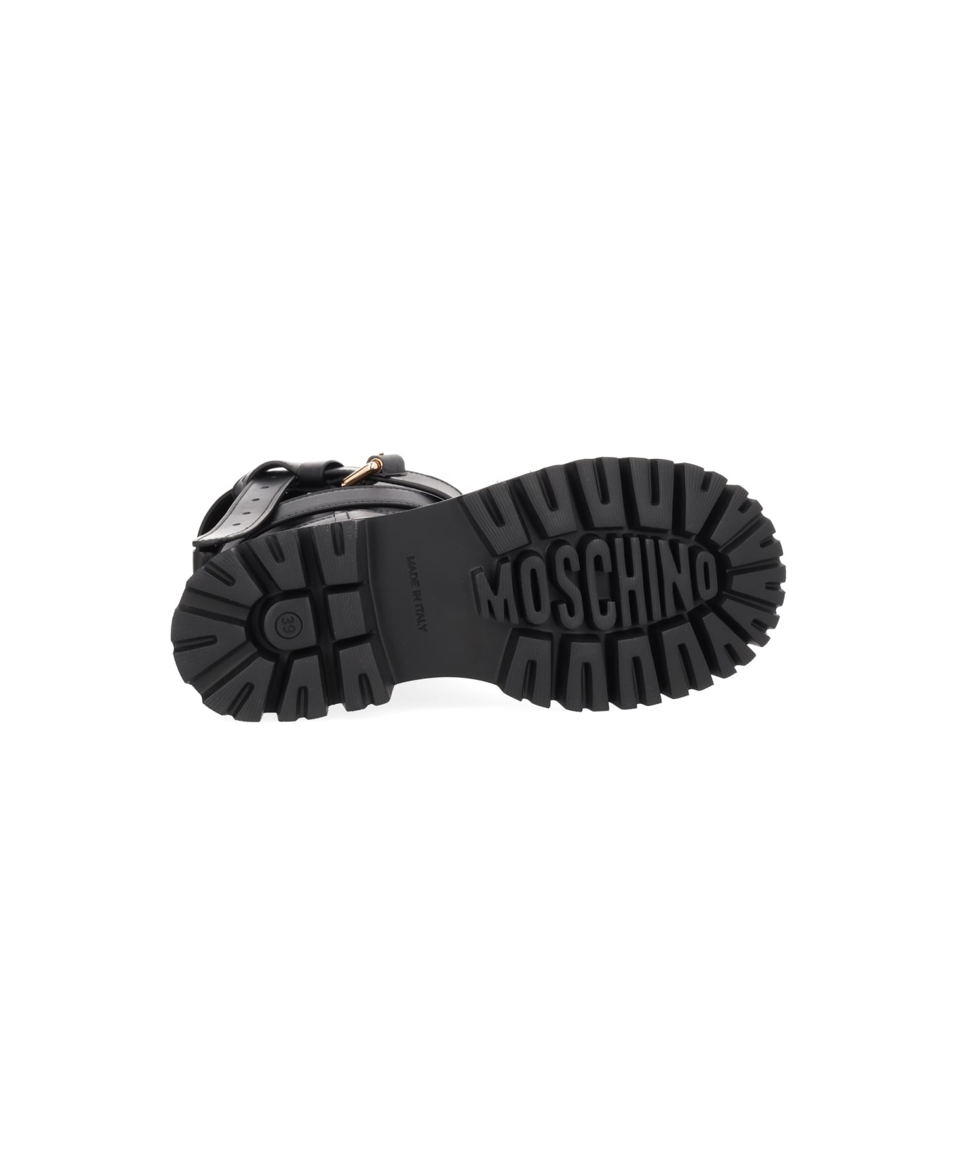 Moschino "tie-me" Boot - BLACK