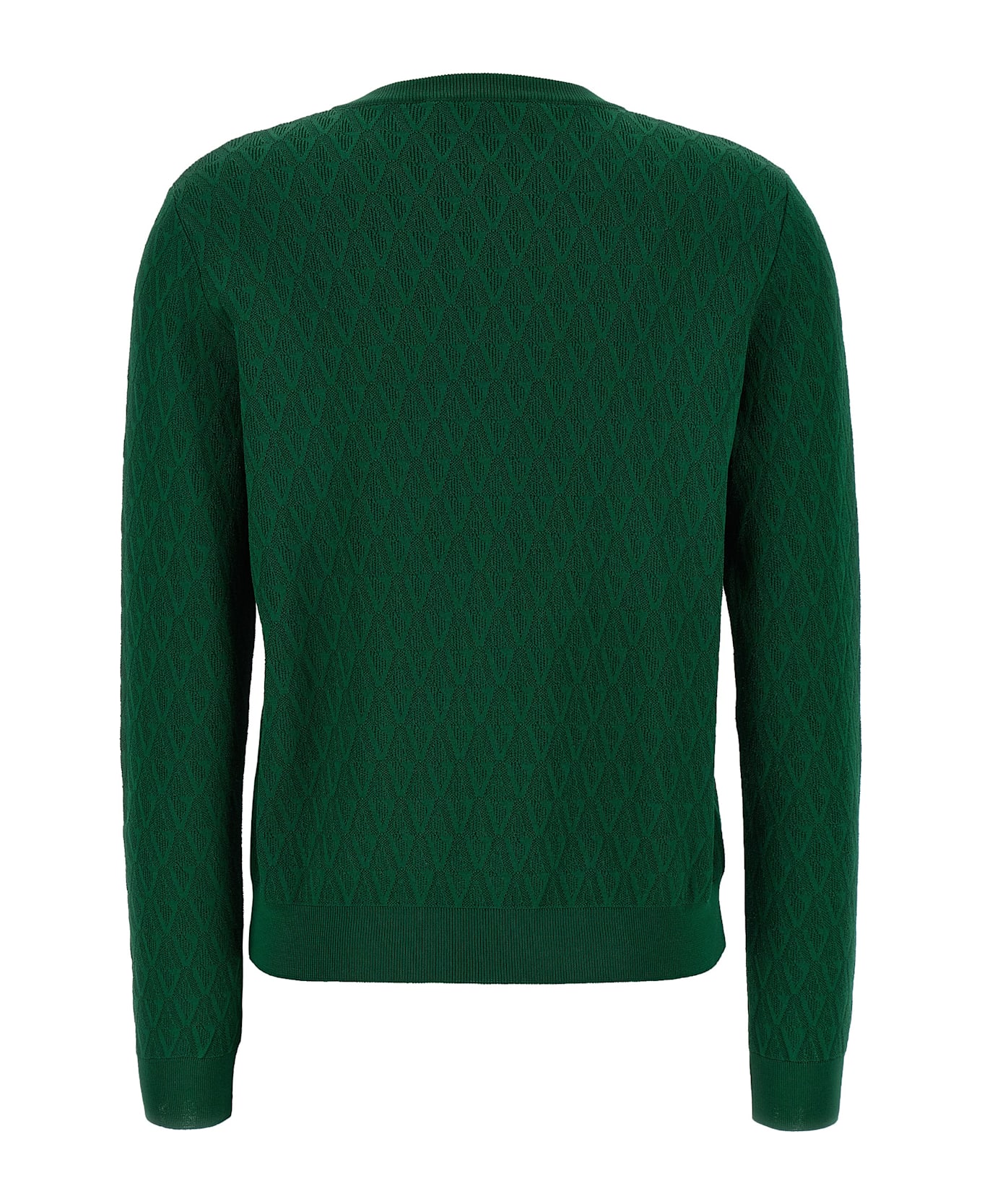 Versace Cardigan Pattern V - Green