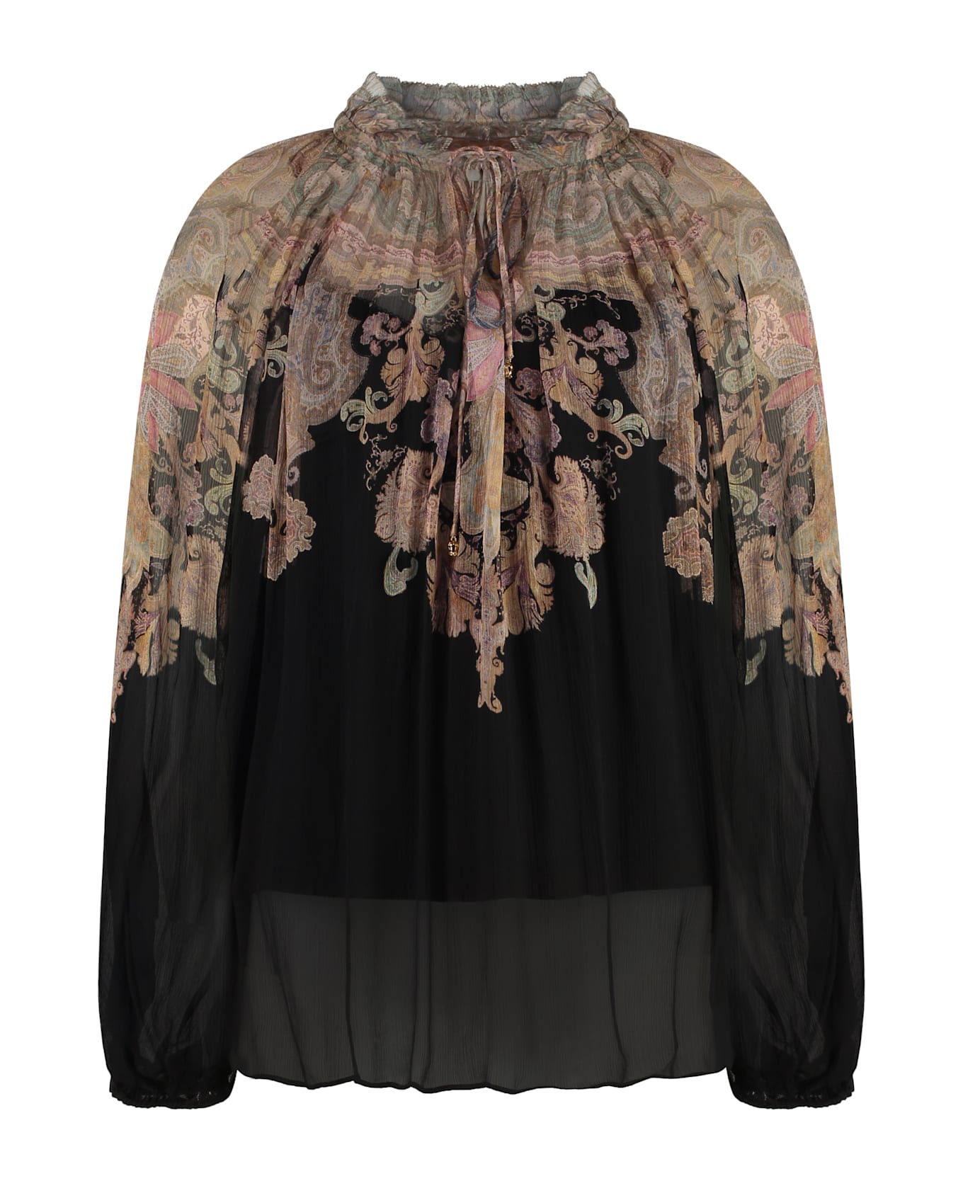 Zimmermann Billow Floral Blouse - White