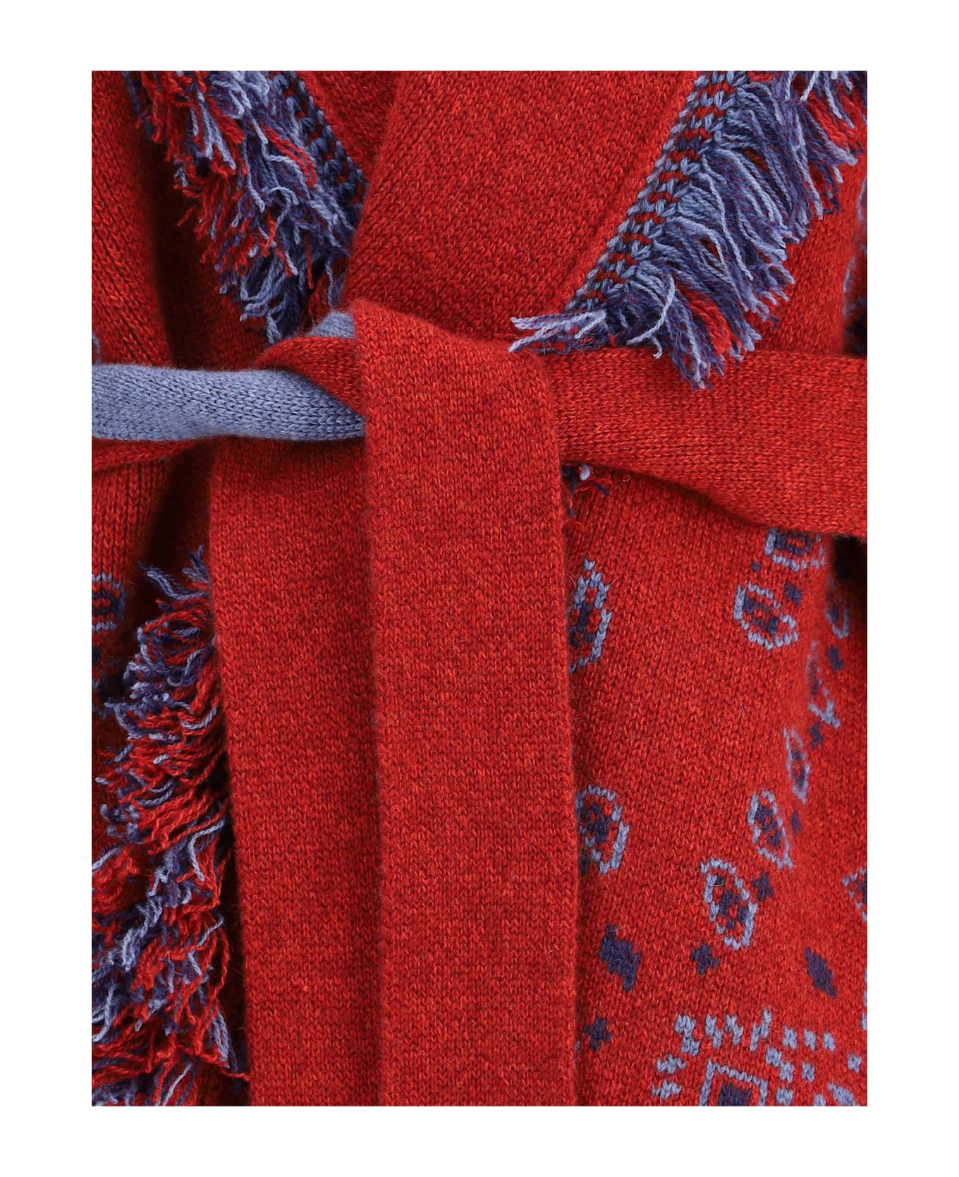 Alanui Bandana Jacquard Cardigan