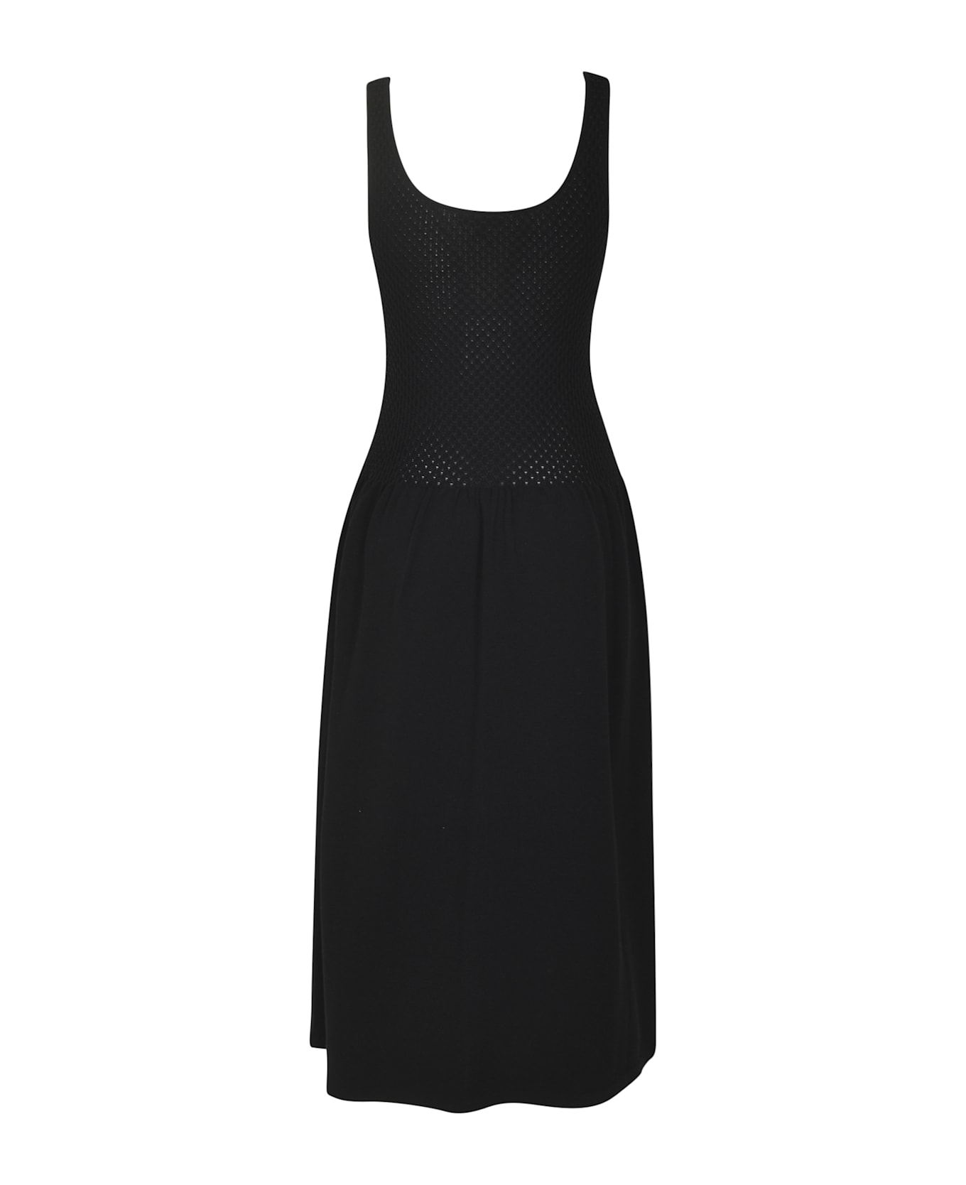 Theory Scoop-neck Sleeveless Knit Dress - Black