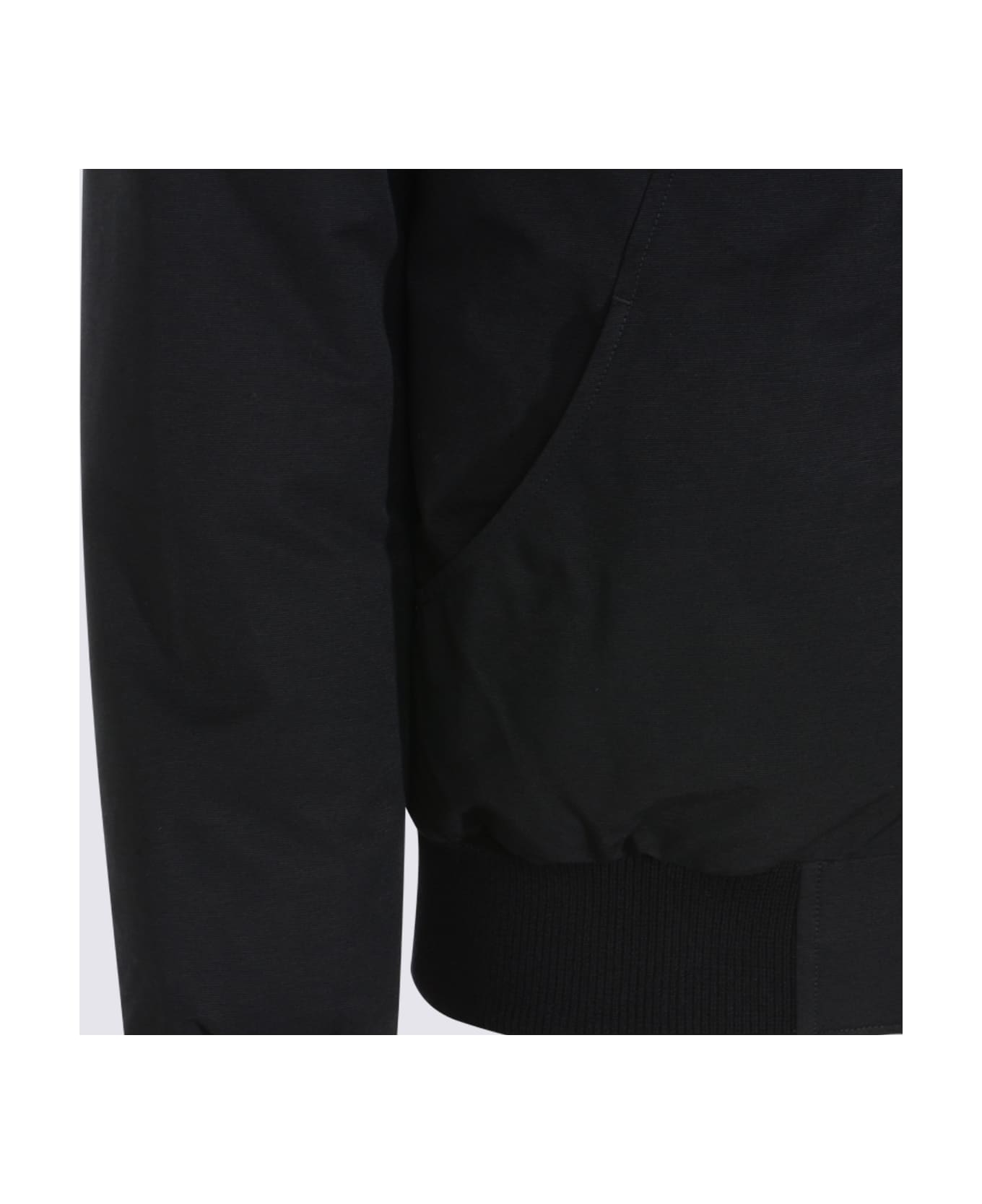 Moose Knuckles Black Cotton Down Jacket - Black