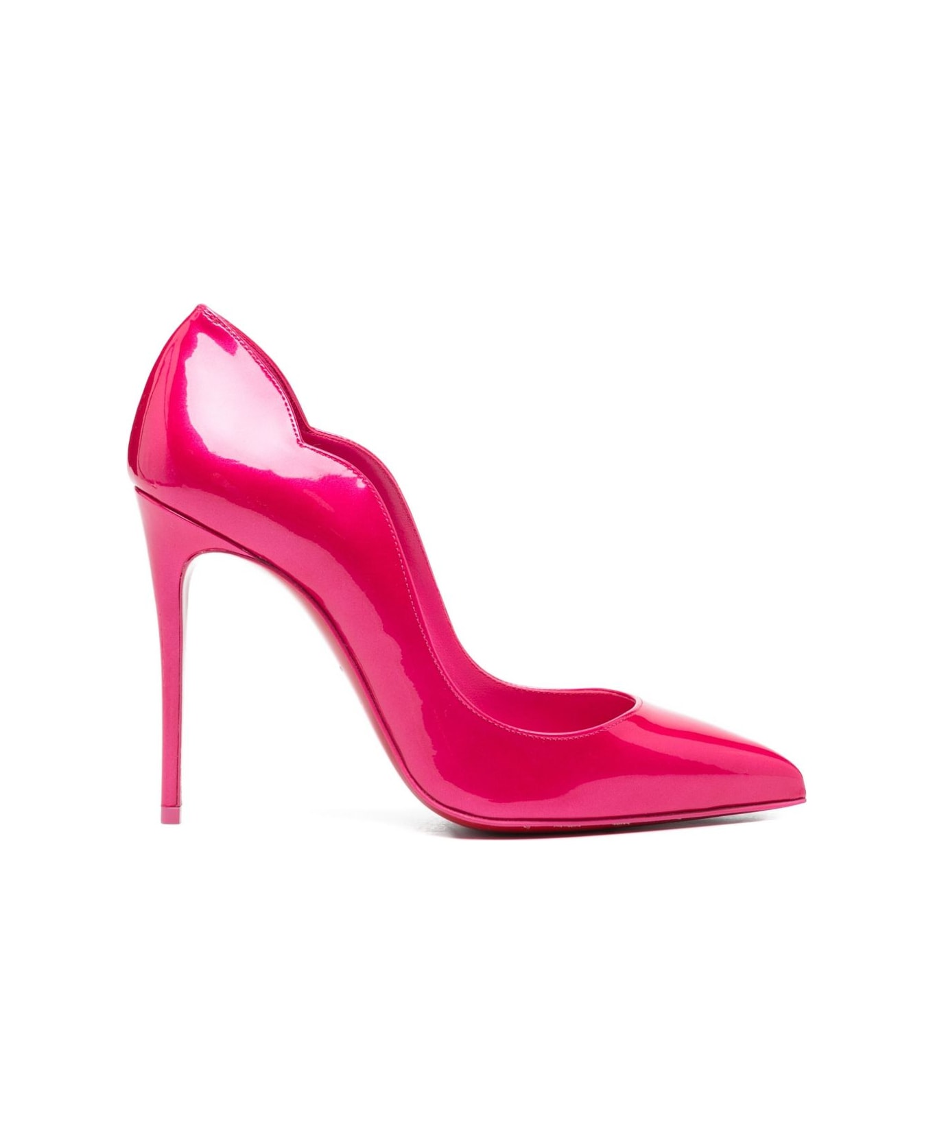 Christian Louboutin Hot Chick Patent Leather Pumps - Fuchsia