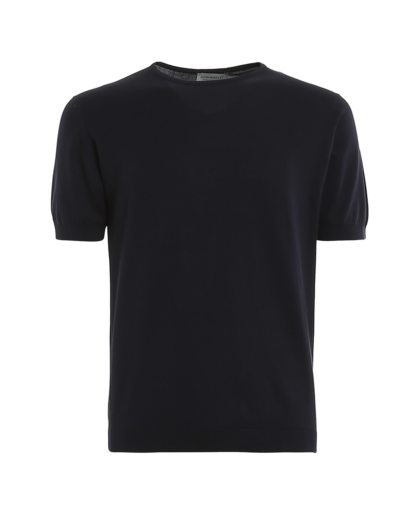 John Smedley Belden T-shirt Cn Ss - Navy シャツ
