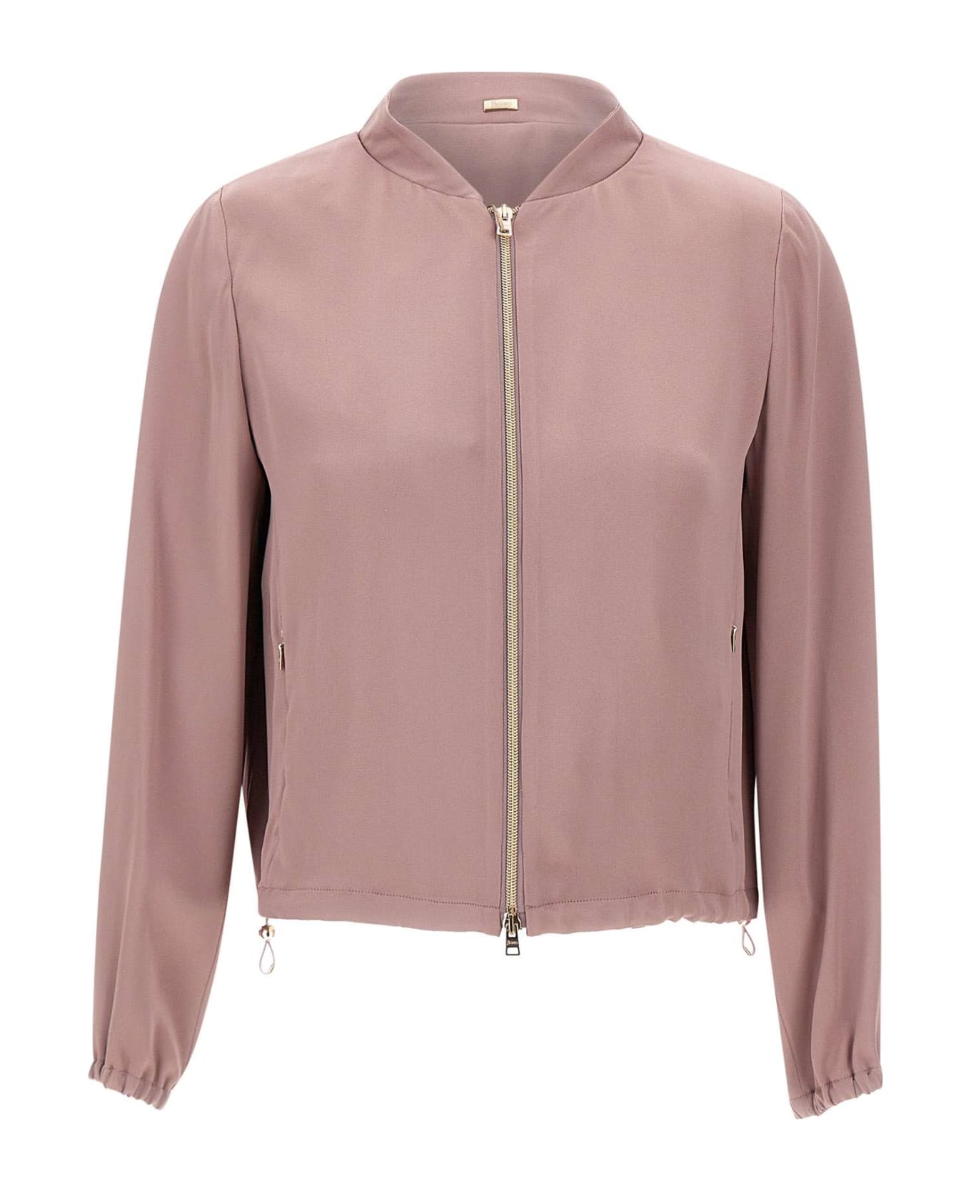 Herno Zipped Drawstring Hem Jacket - PINK